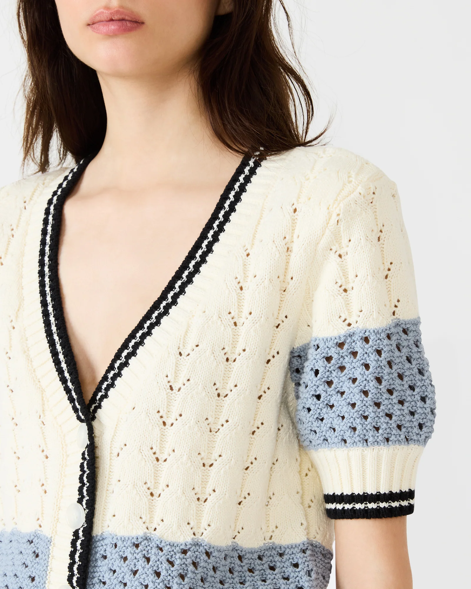 FIONA CARDIGAN WHITE MULTI - Image 4