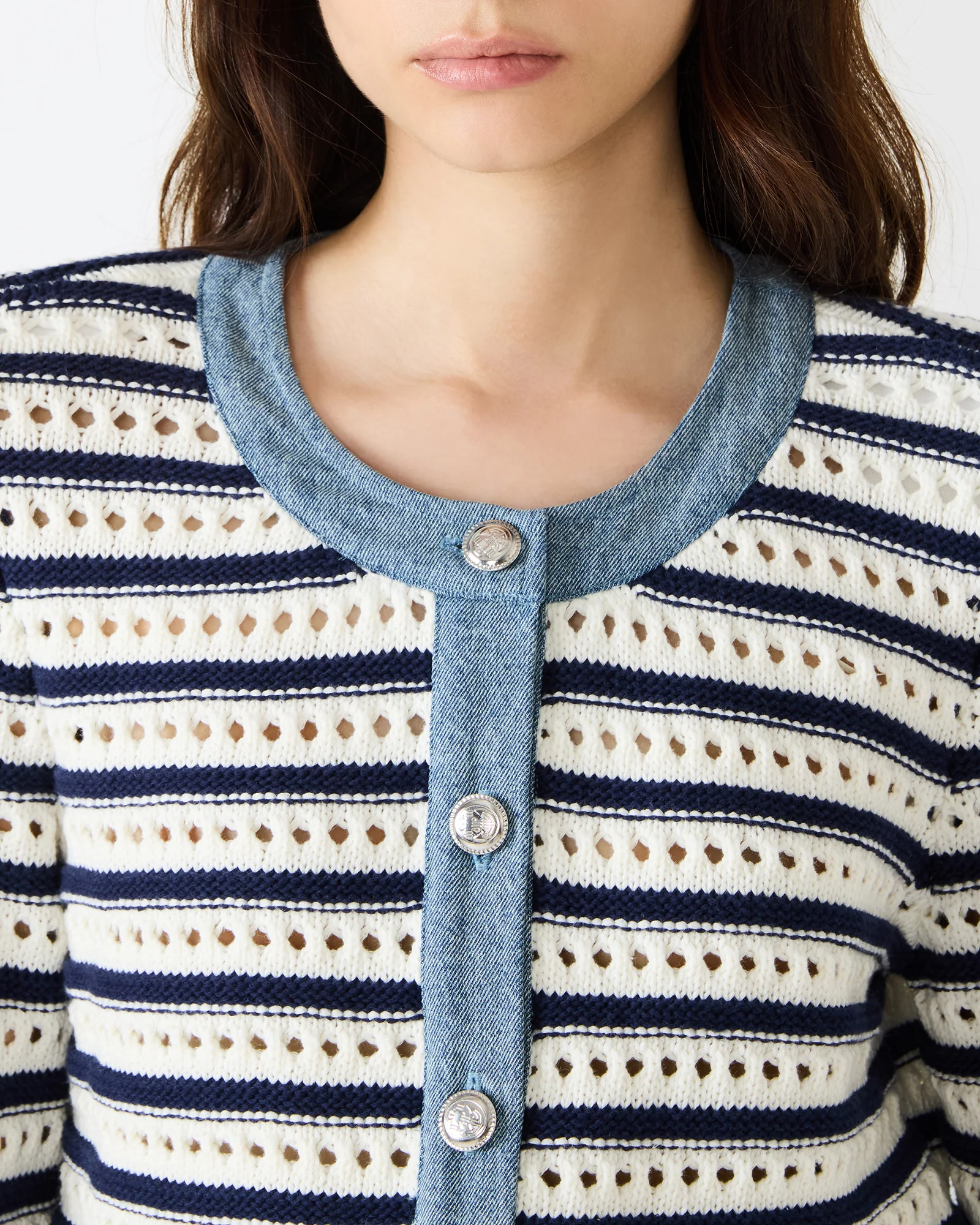 CASETTE CARDIGAN WHITE - Image 4