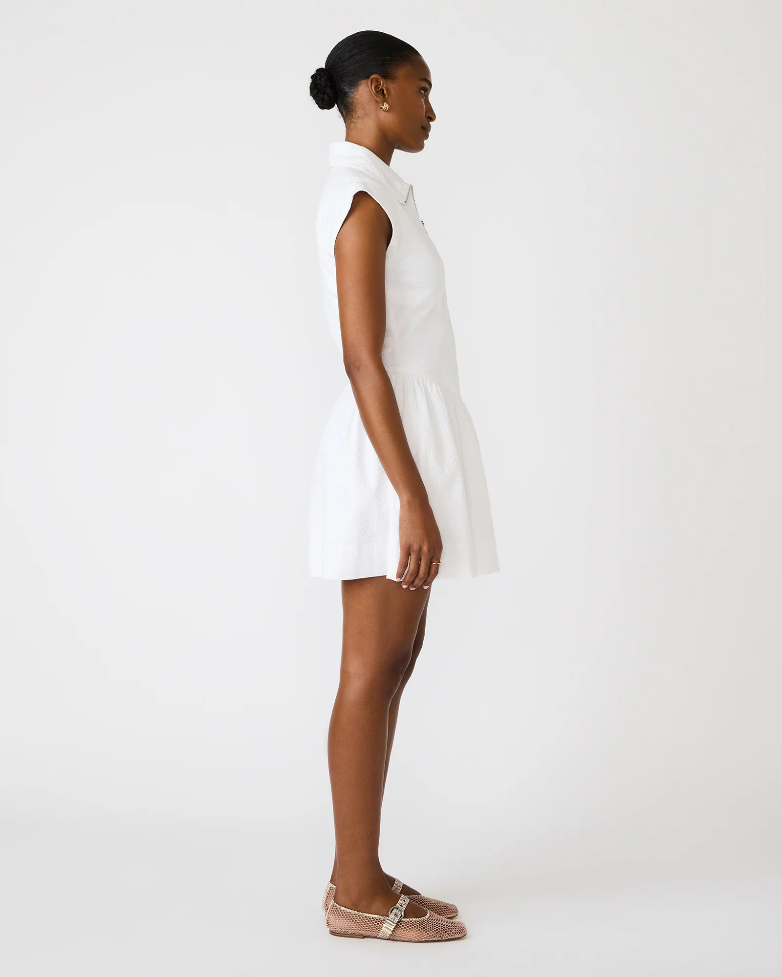 GRACYN DRESS WHITE - Image 3