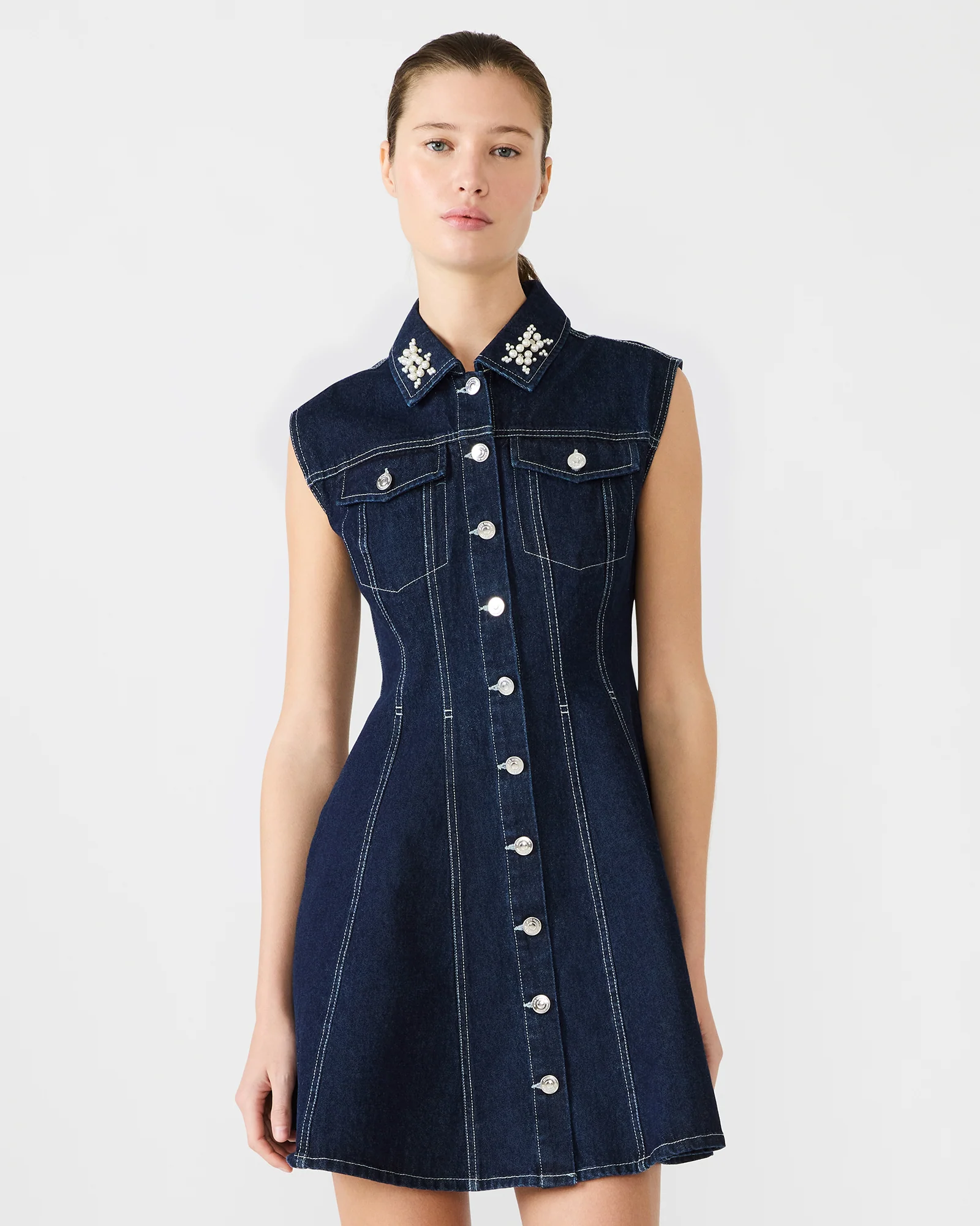 CARMELIA DRESS BLUE - Image 2