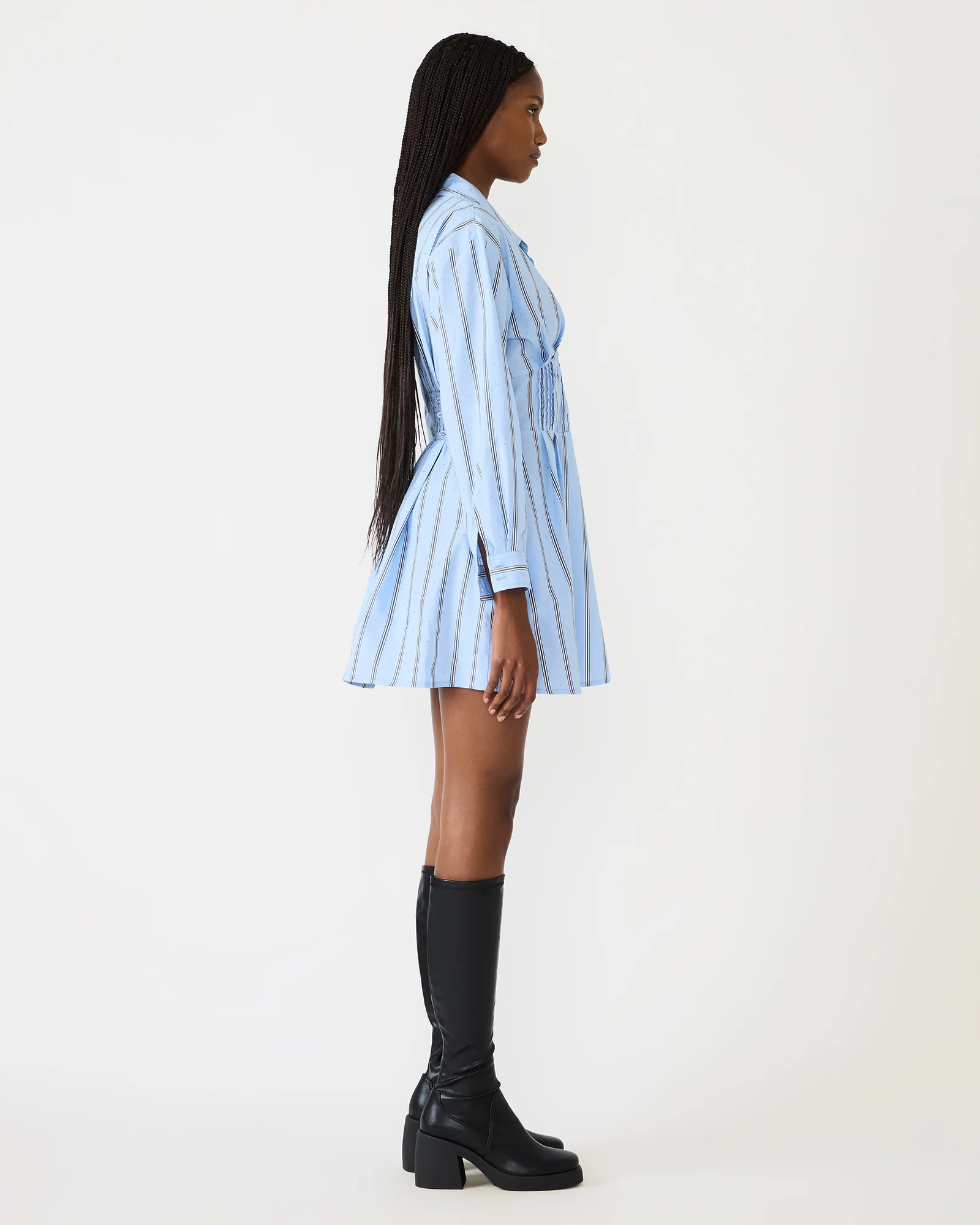 ARIANY DRESS BLUE - Image 4