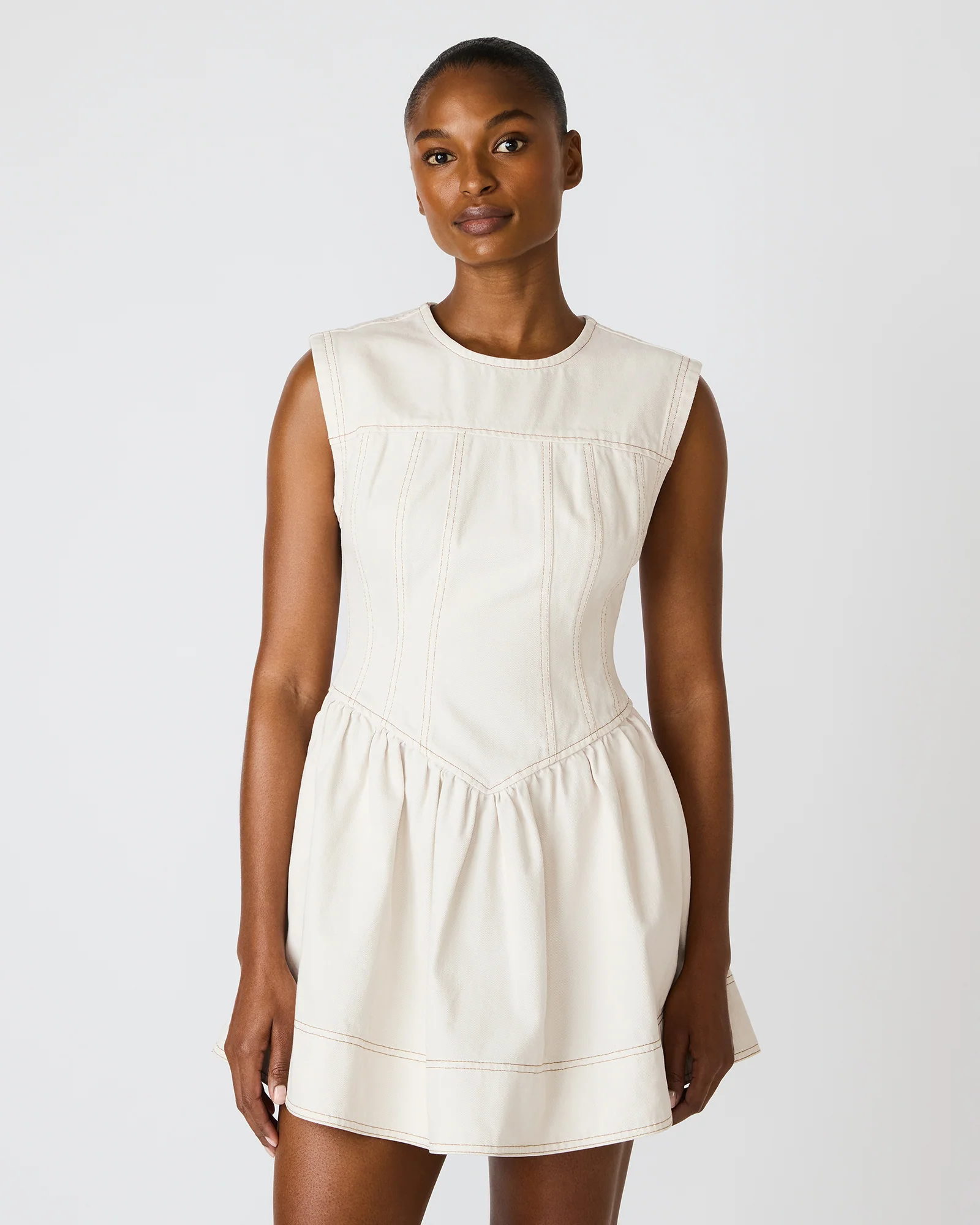 IRINNA DRESS SAND - Image 2
