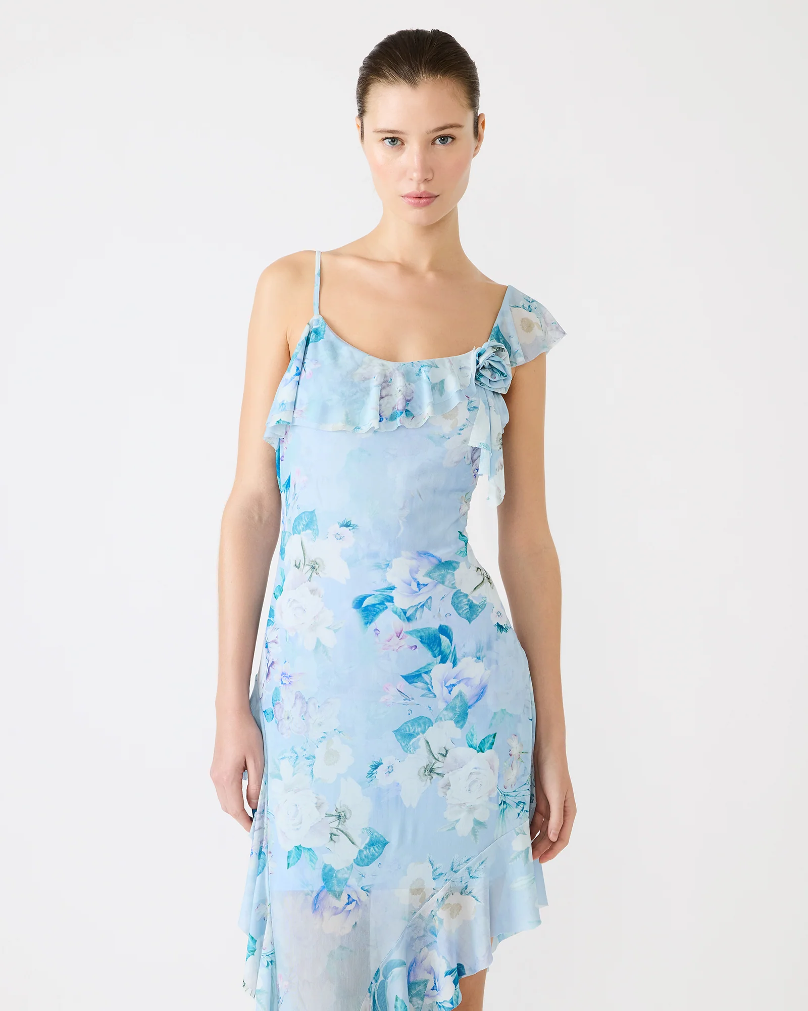 SORELLIA DRESS BLUE MULTI - Image 4