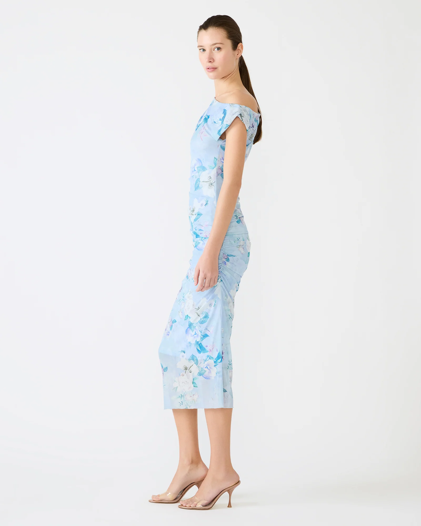 GRACELYN DRESS LIGHT BLUE - Image 3