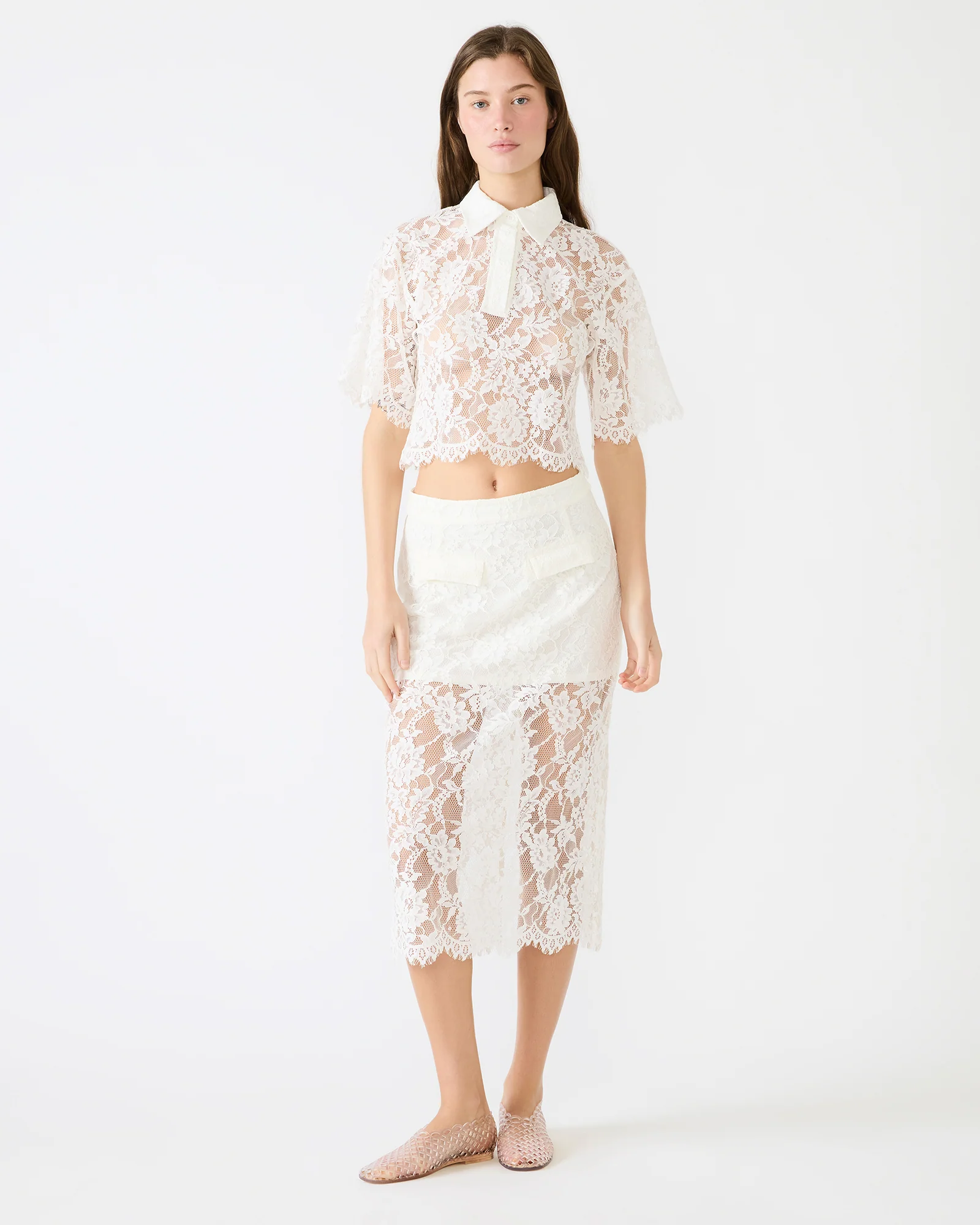 MONETTE SKIRT WHITE - Image 2
