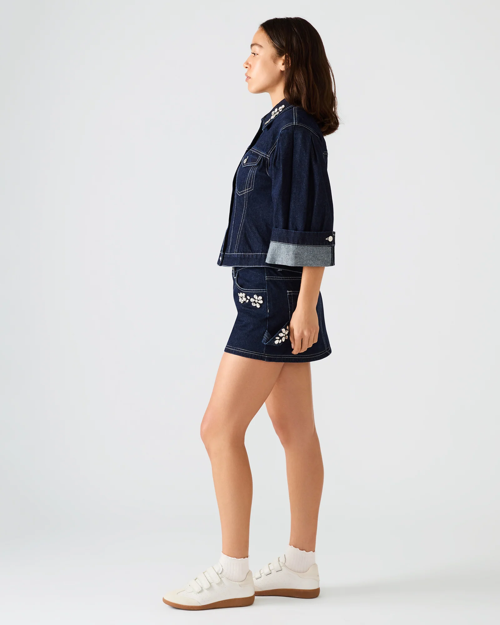 BRIELLIA SKIRT BLUE - Image 3