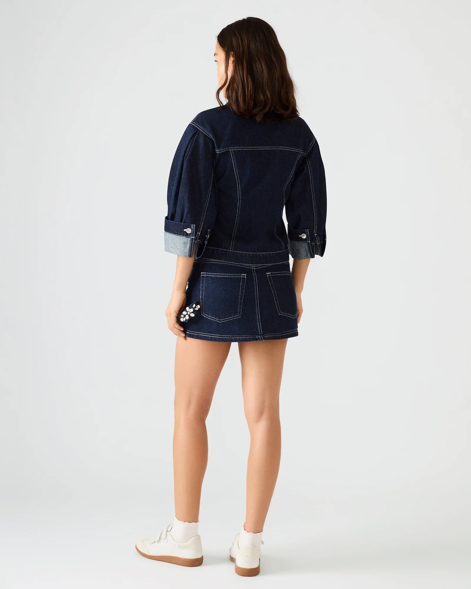 BRIELLIA SKIRT BLUE - Image 5