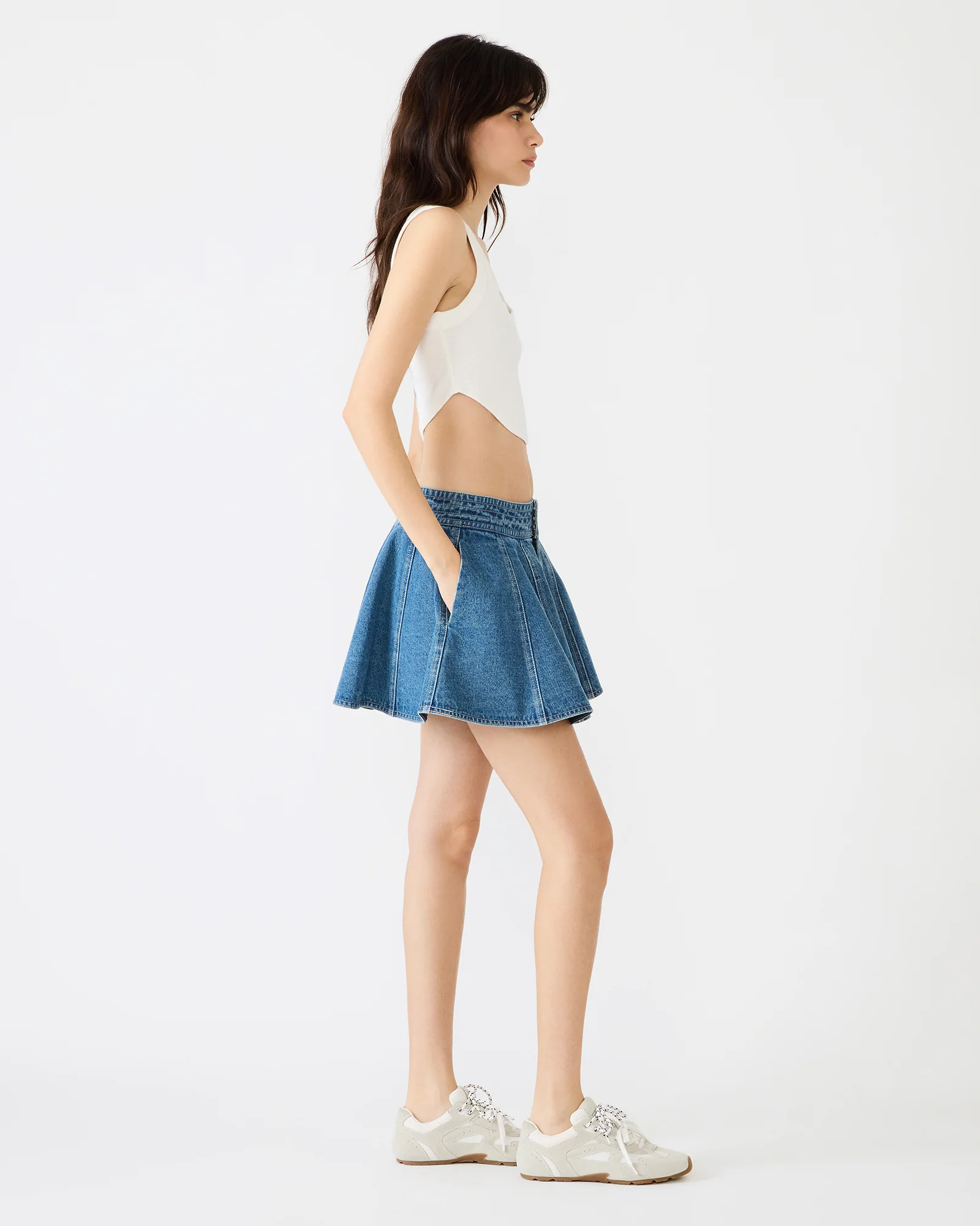 LILLIANY SKIRT BLUE - Image 3