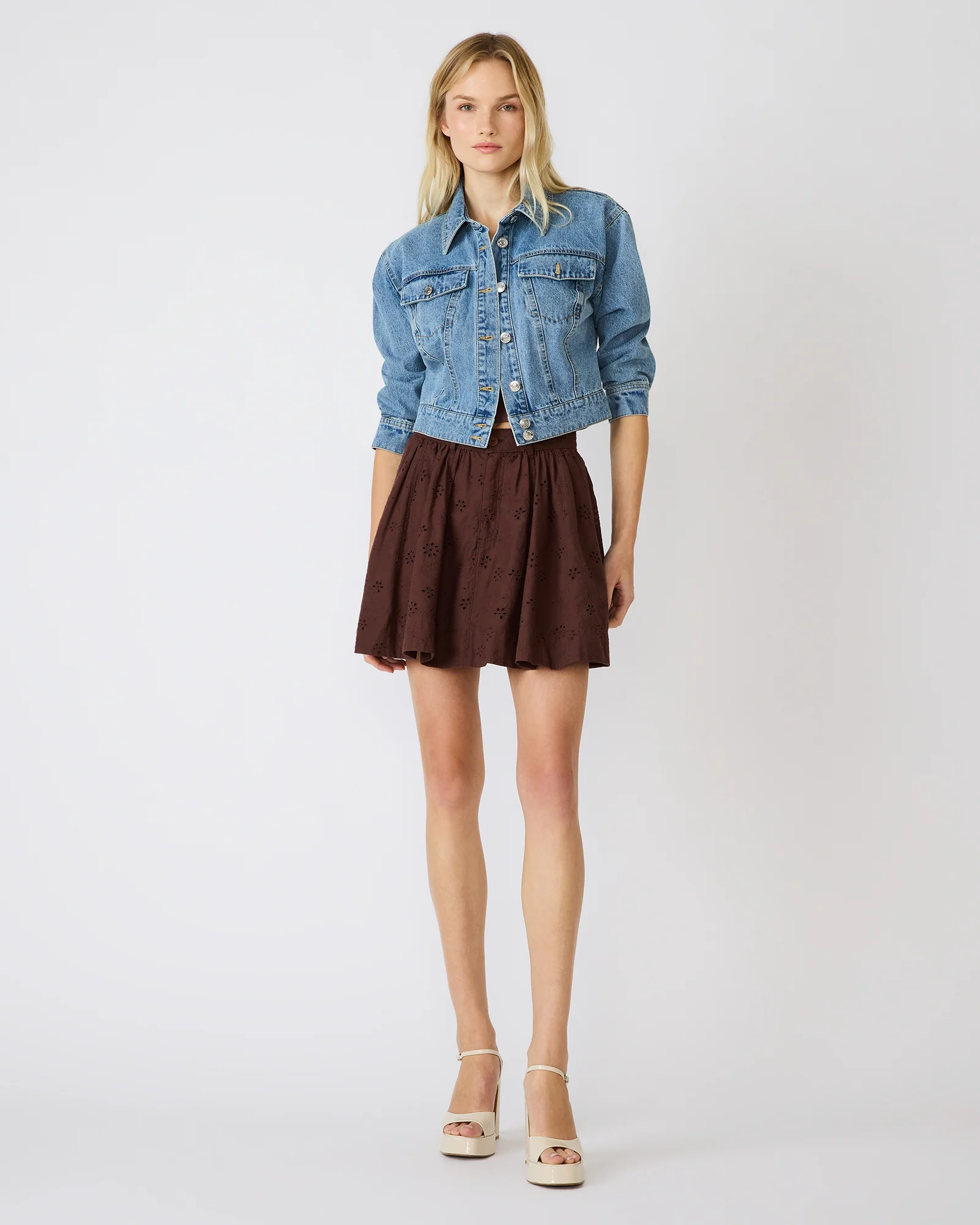 VANNY SKIRT BROWN - Image 2