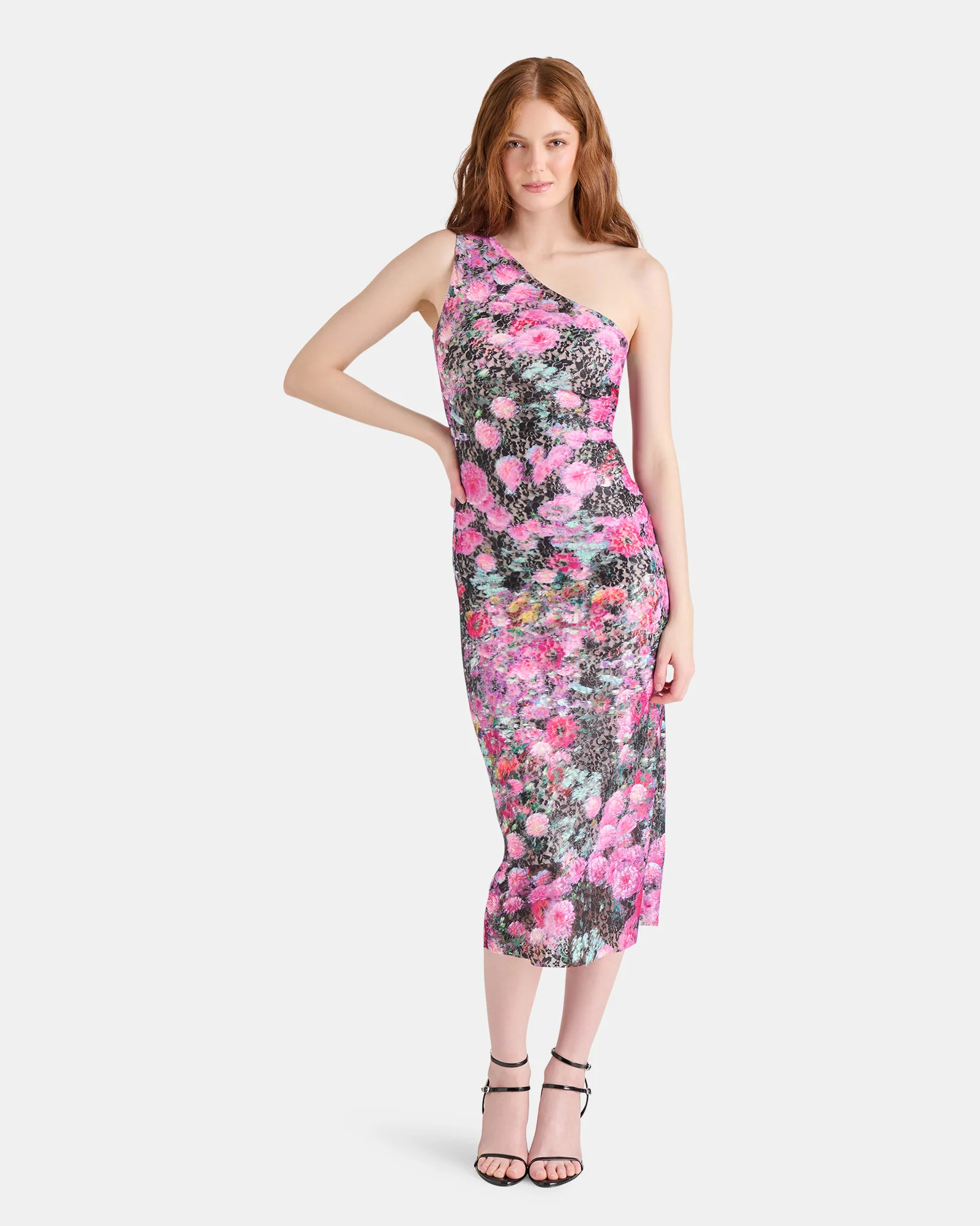 SACHA DRESS BLACK MULTI - Image 2