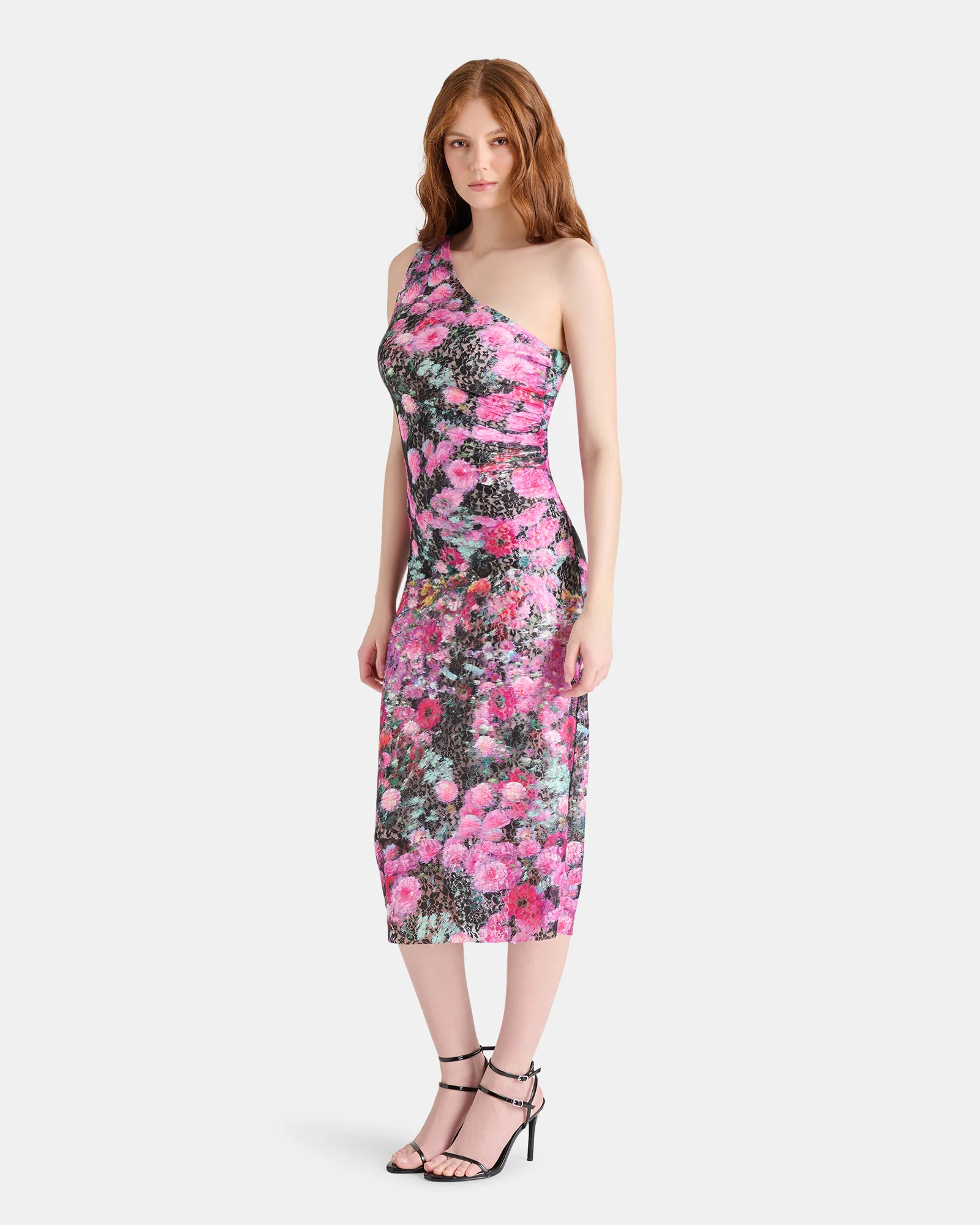 SACHA DRESS BLACK MULTI - Image 3