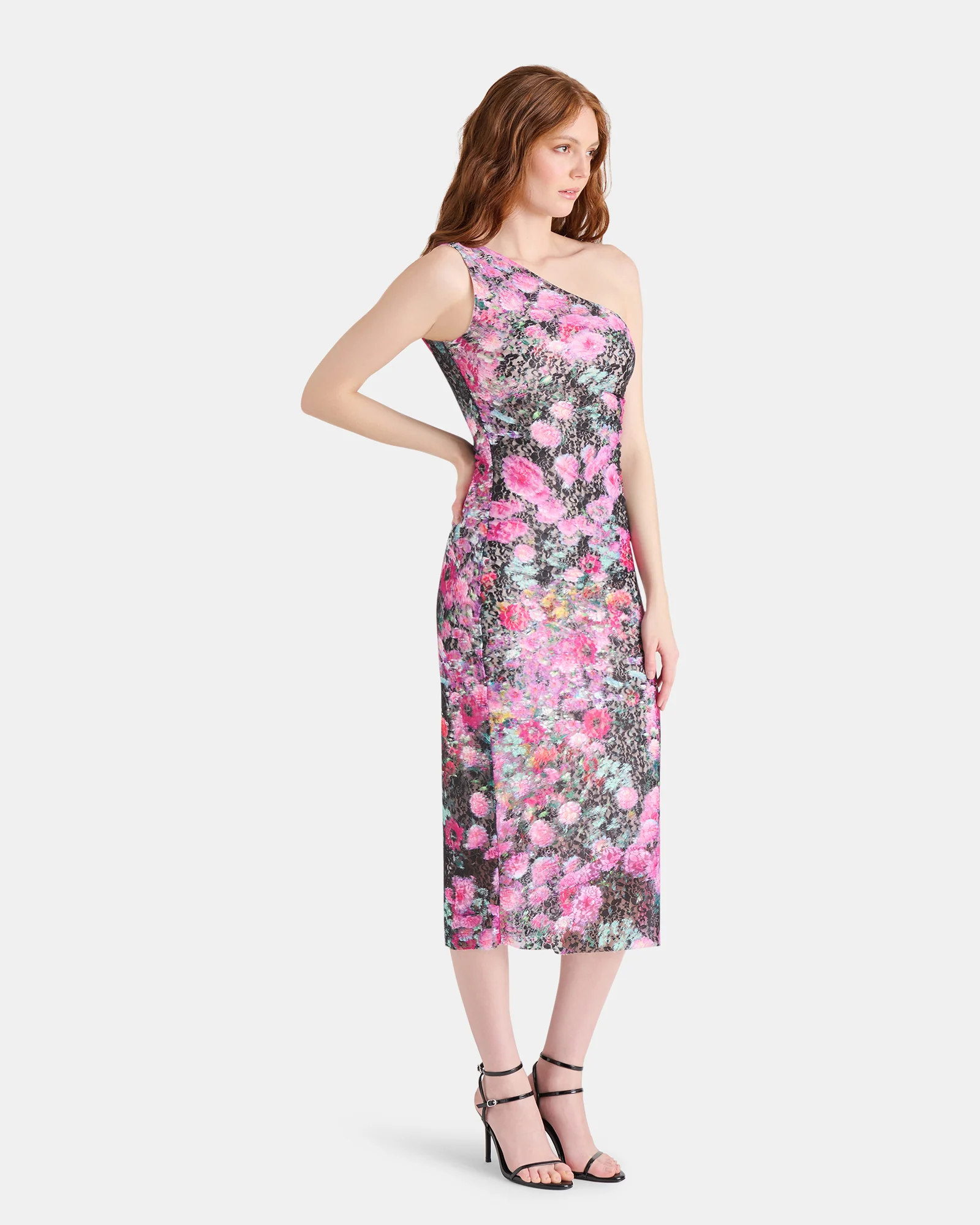 SACHA DRESS BLACK MULTI - Image 4