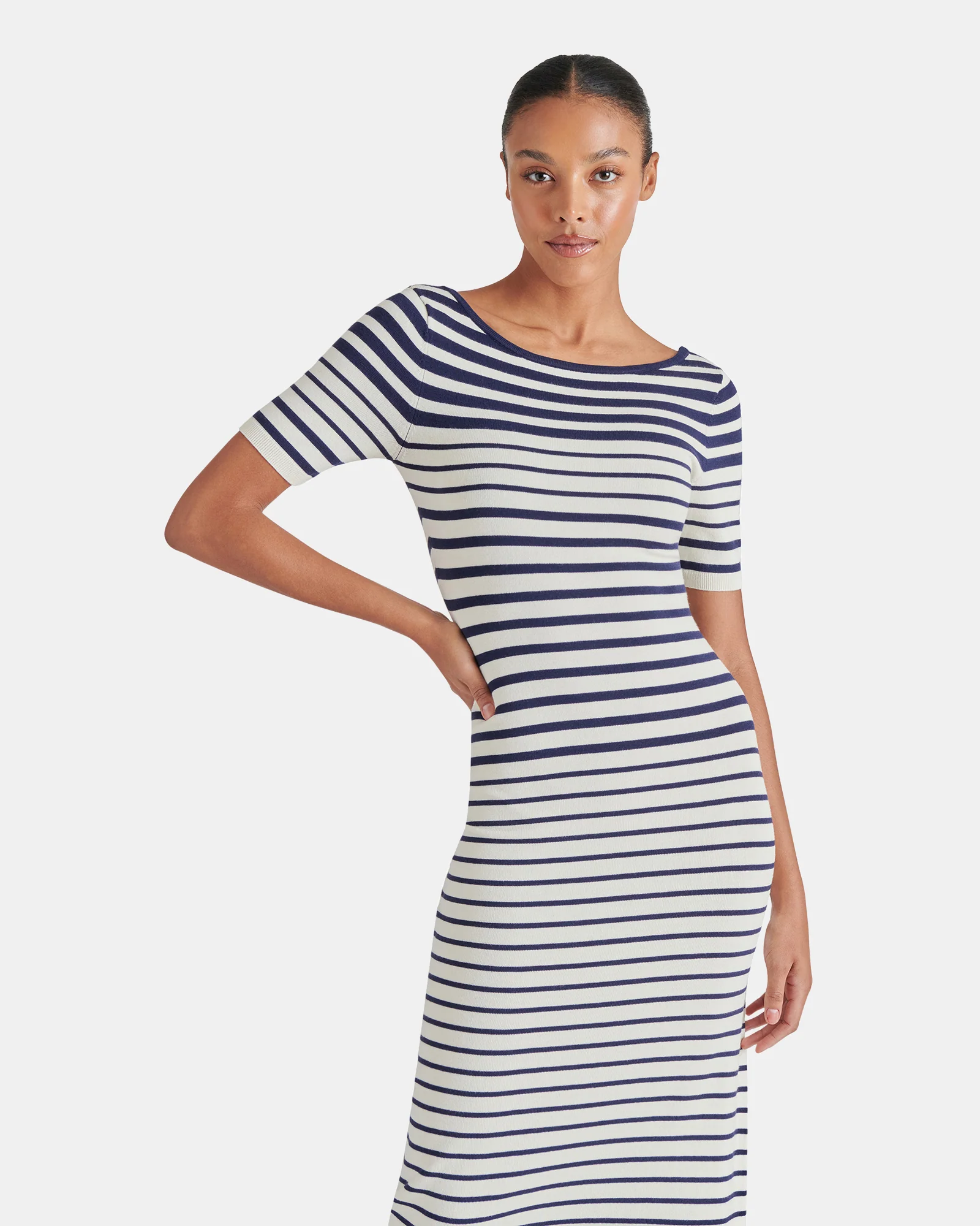 SELAH DRESS IVORY MULTI - Image 3