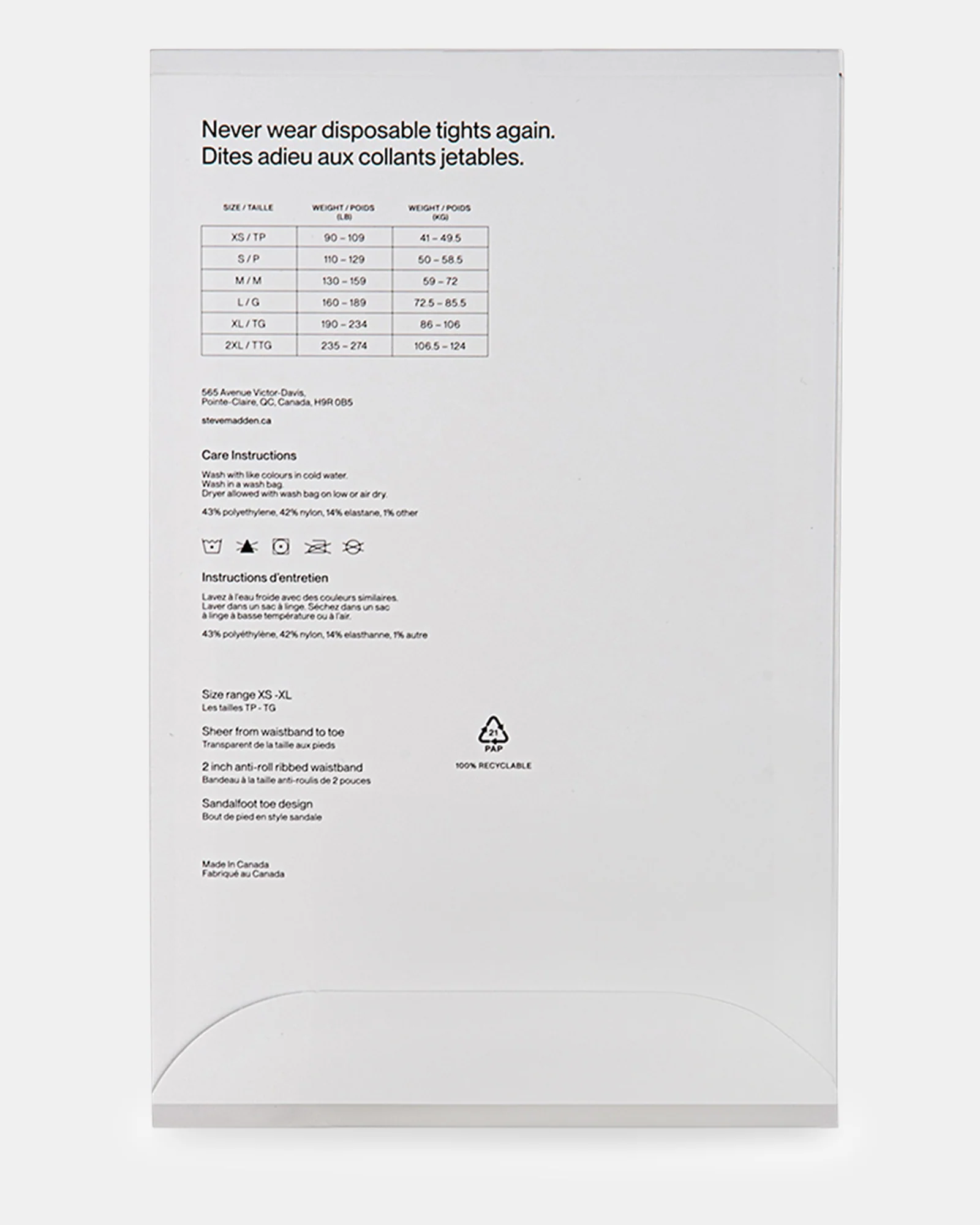 Sheertex® SHEER RIP RESISTANT TIGHTS BLACK - Image 5