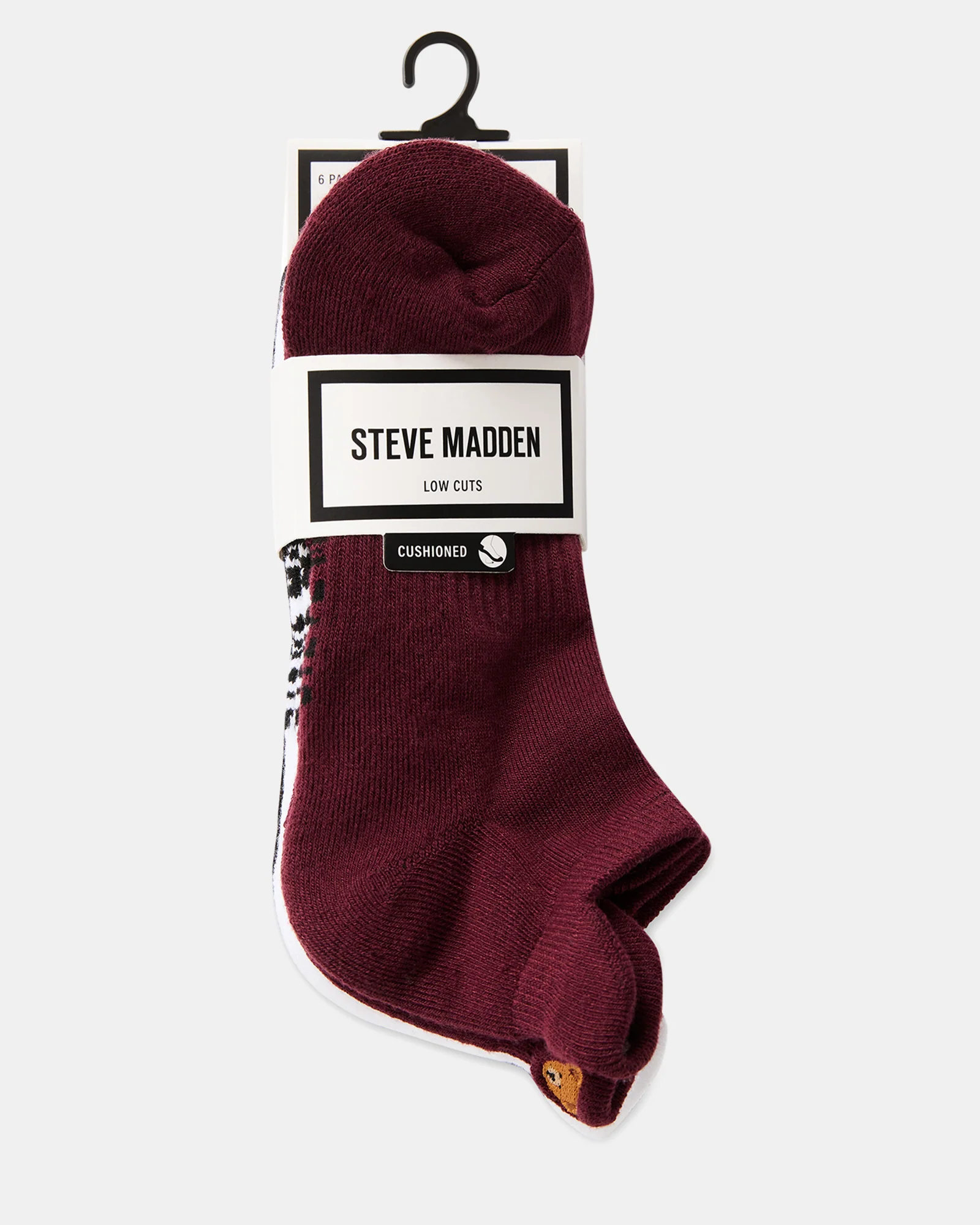 SANDRINE SOCKS BURGUNDY MULTI - Image 3