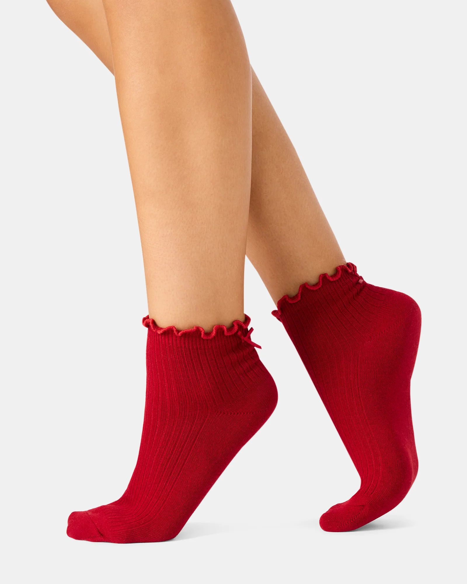 SARAH SOCKS RED MULTI - Image 3