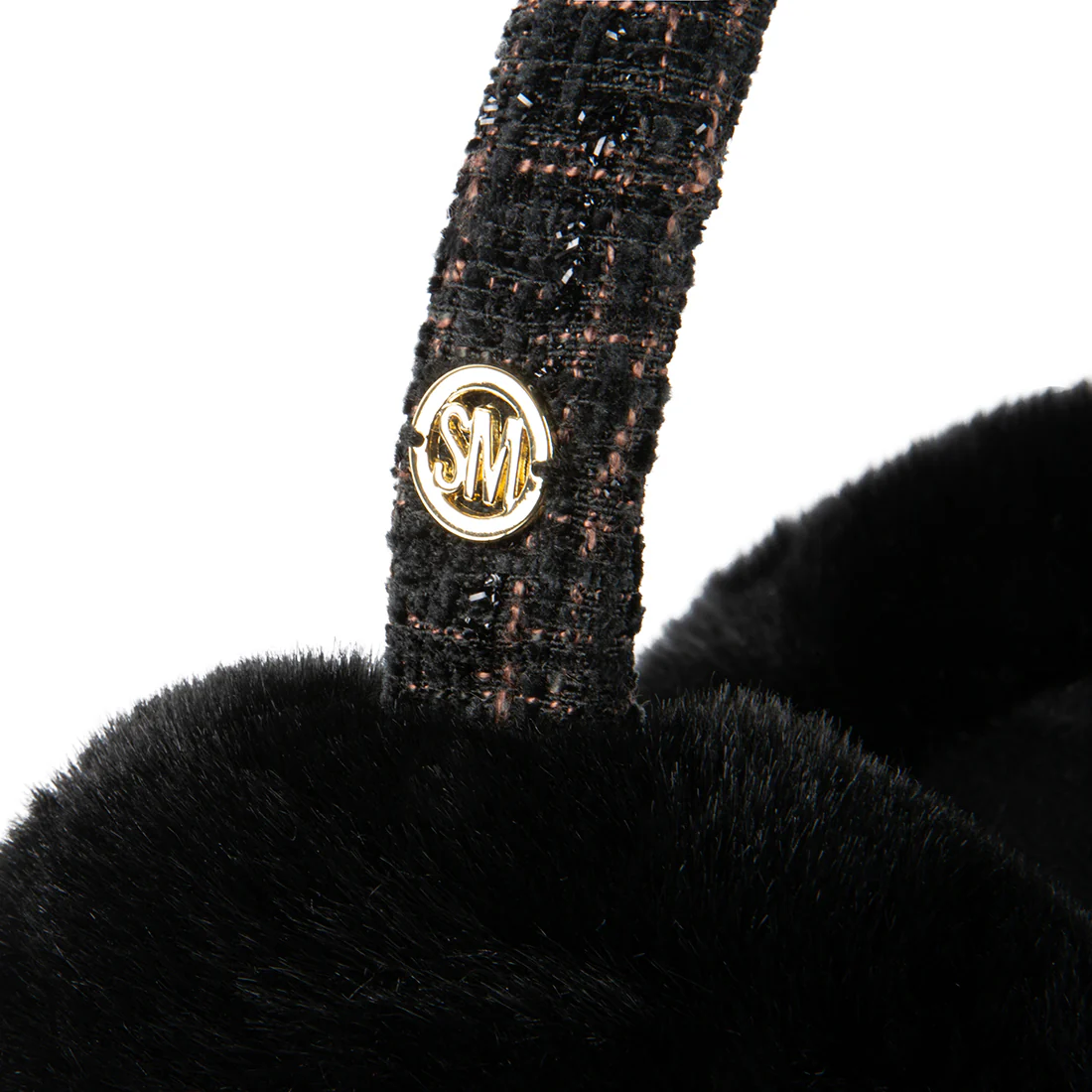 FAUX-FUR EARMUFF BLACK - Image 4