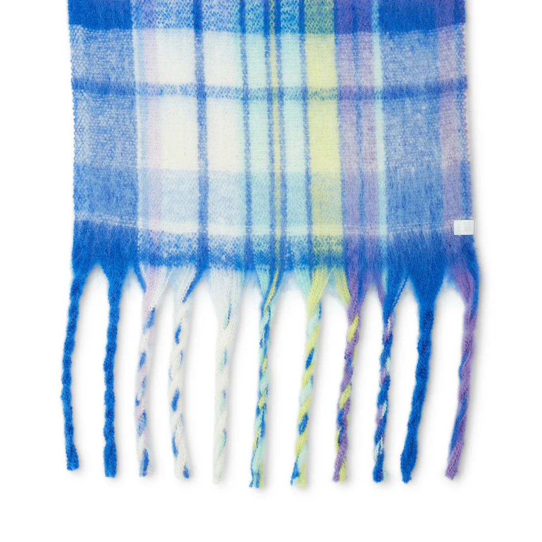 PLAID SCARF BLUE MULTI - Image 4