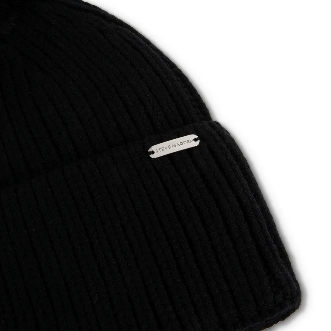 BILLIE POM BEANIE BLACK - Image 2