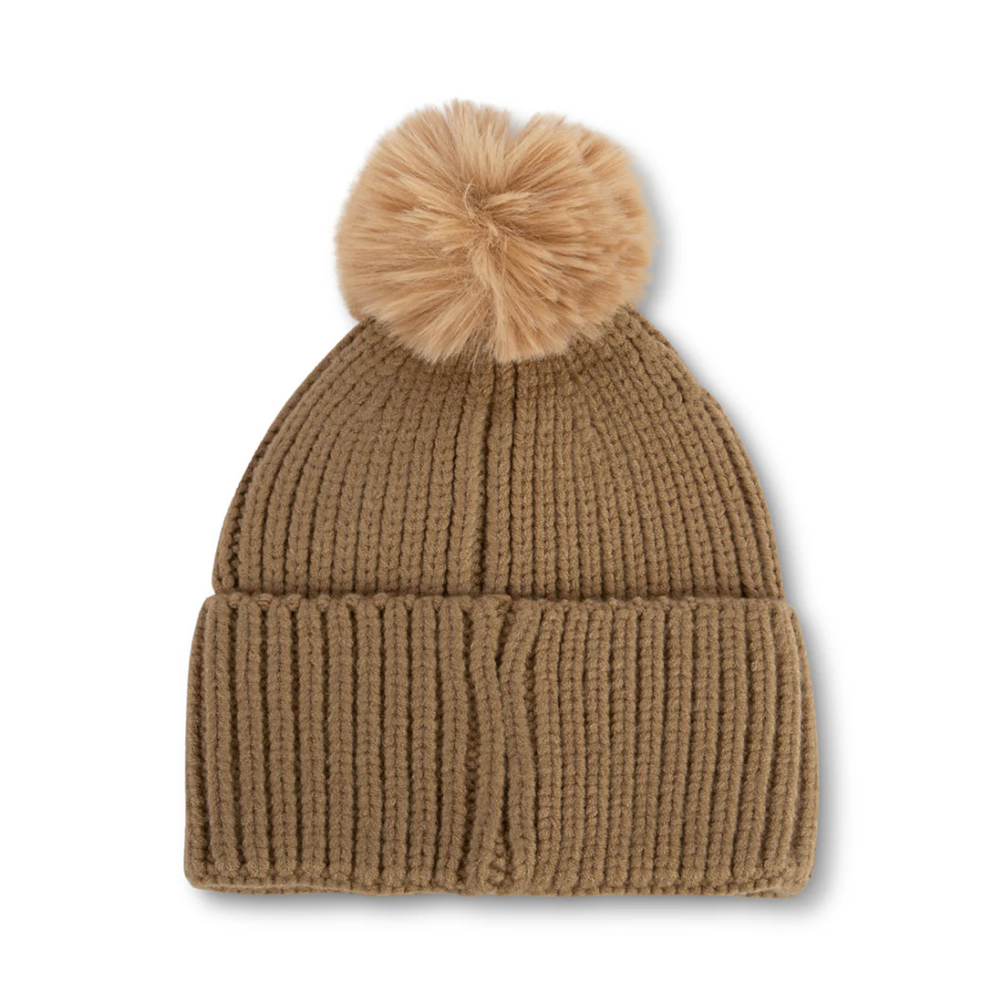 BILLIE POM BEANIE TAN - Image 3