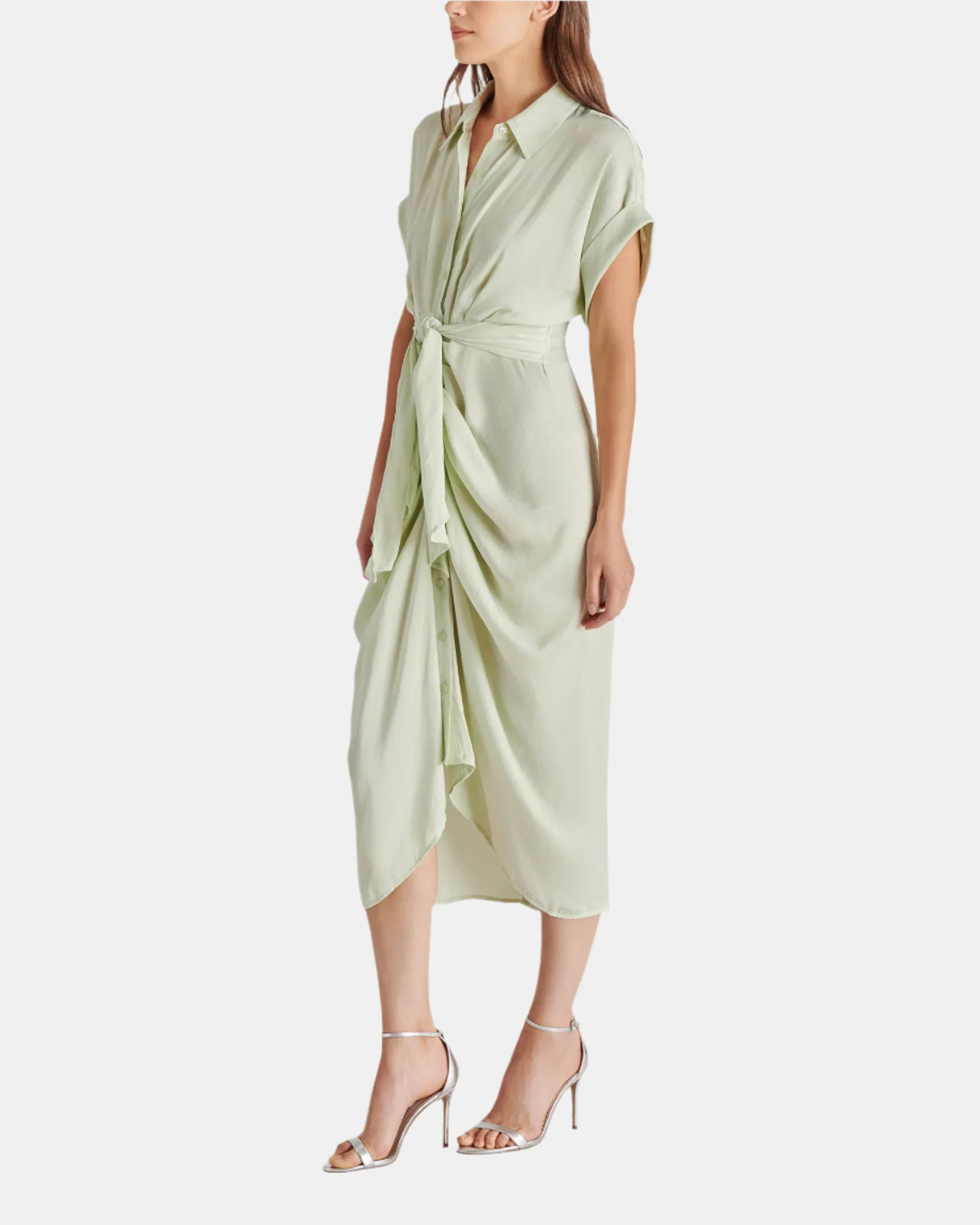 TORI DRESS LIGHT GREEN - Image 3
