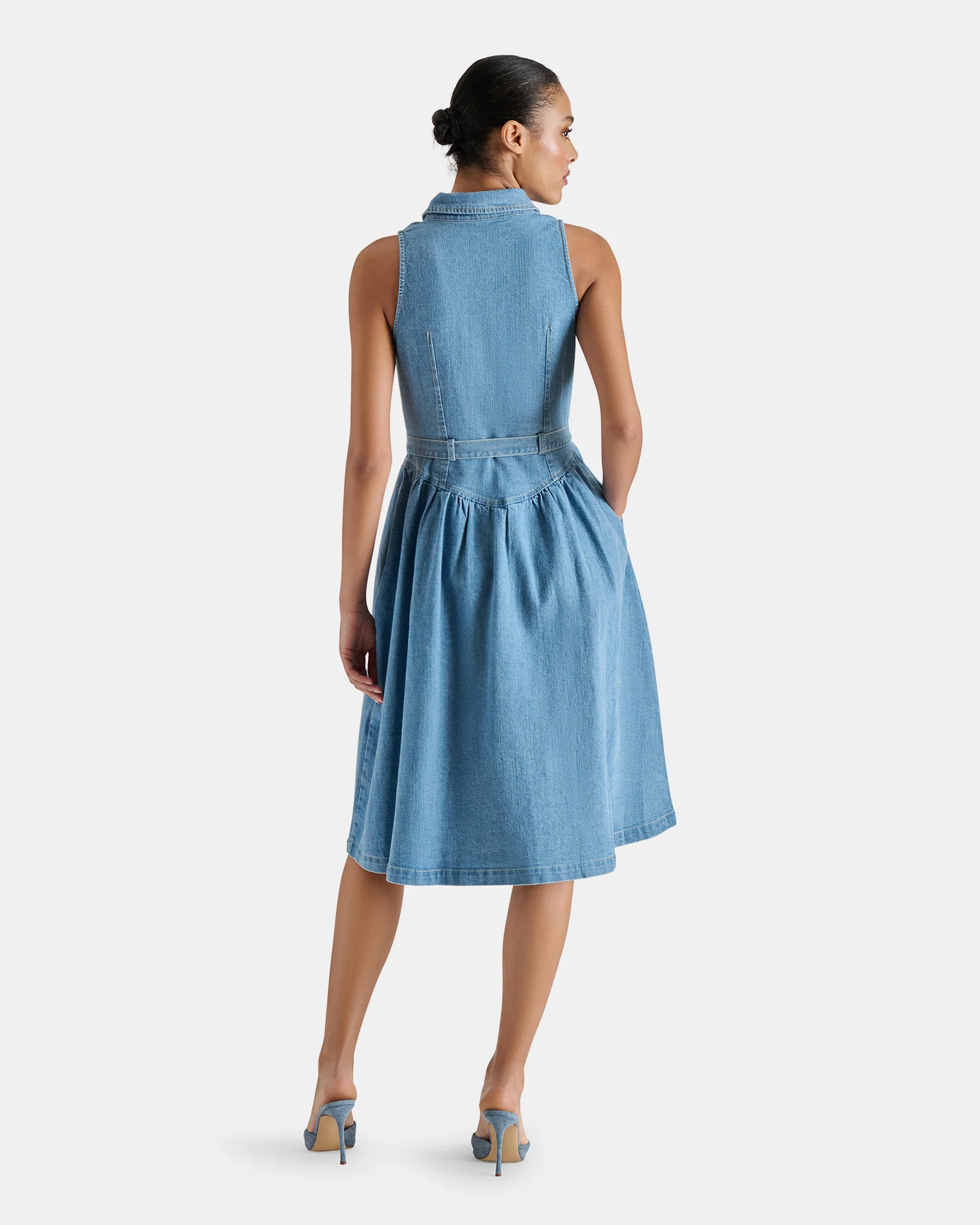 MARY DRESS DENIM - Image 4