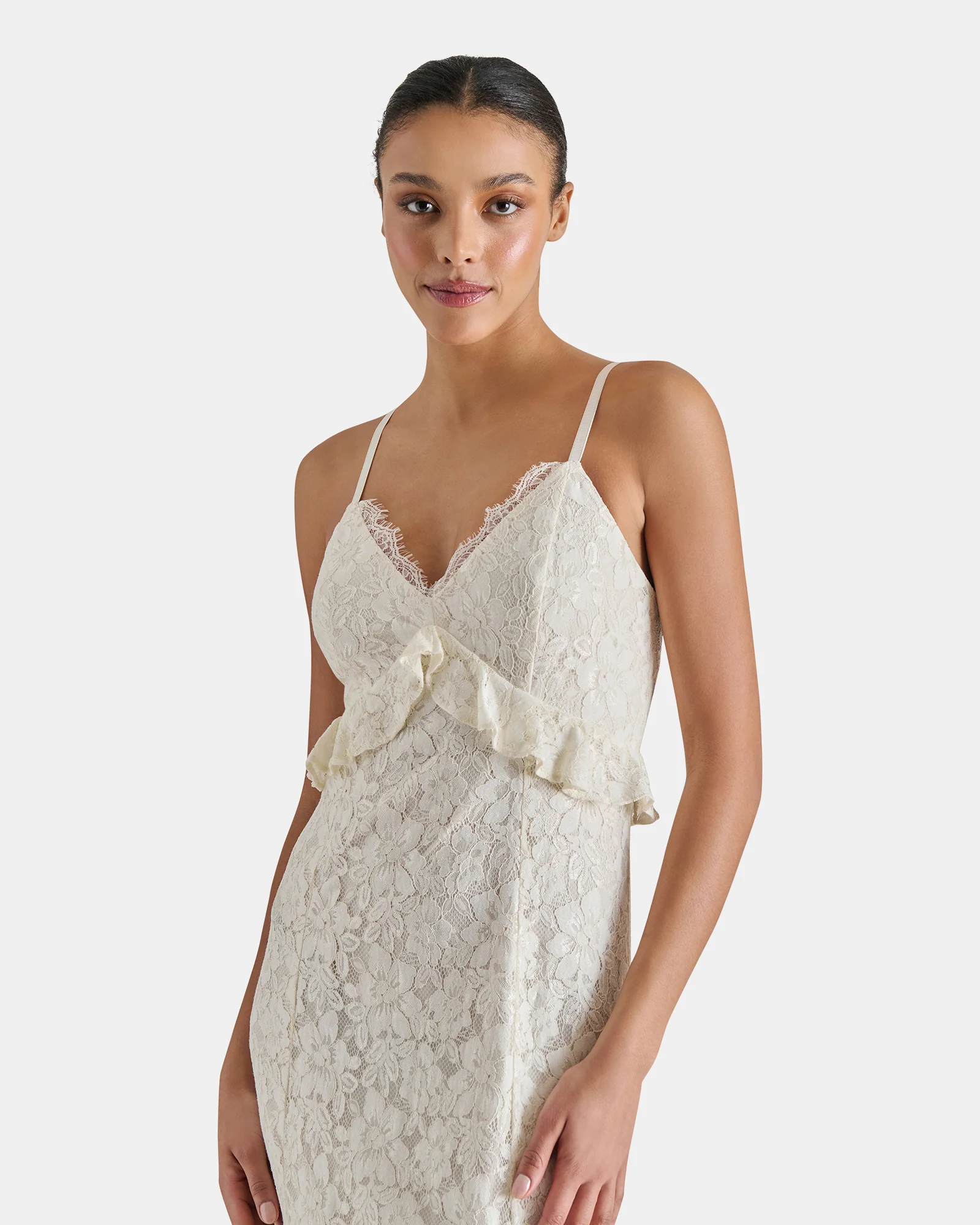 GRACIE DRESS WHITE - Image 2