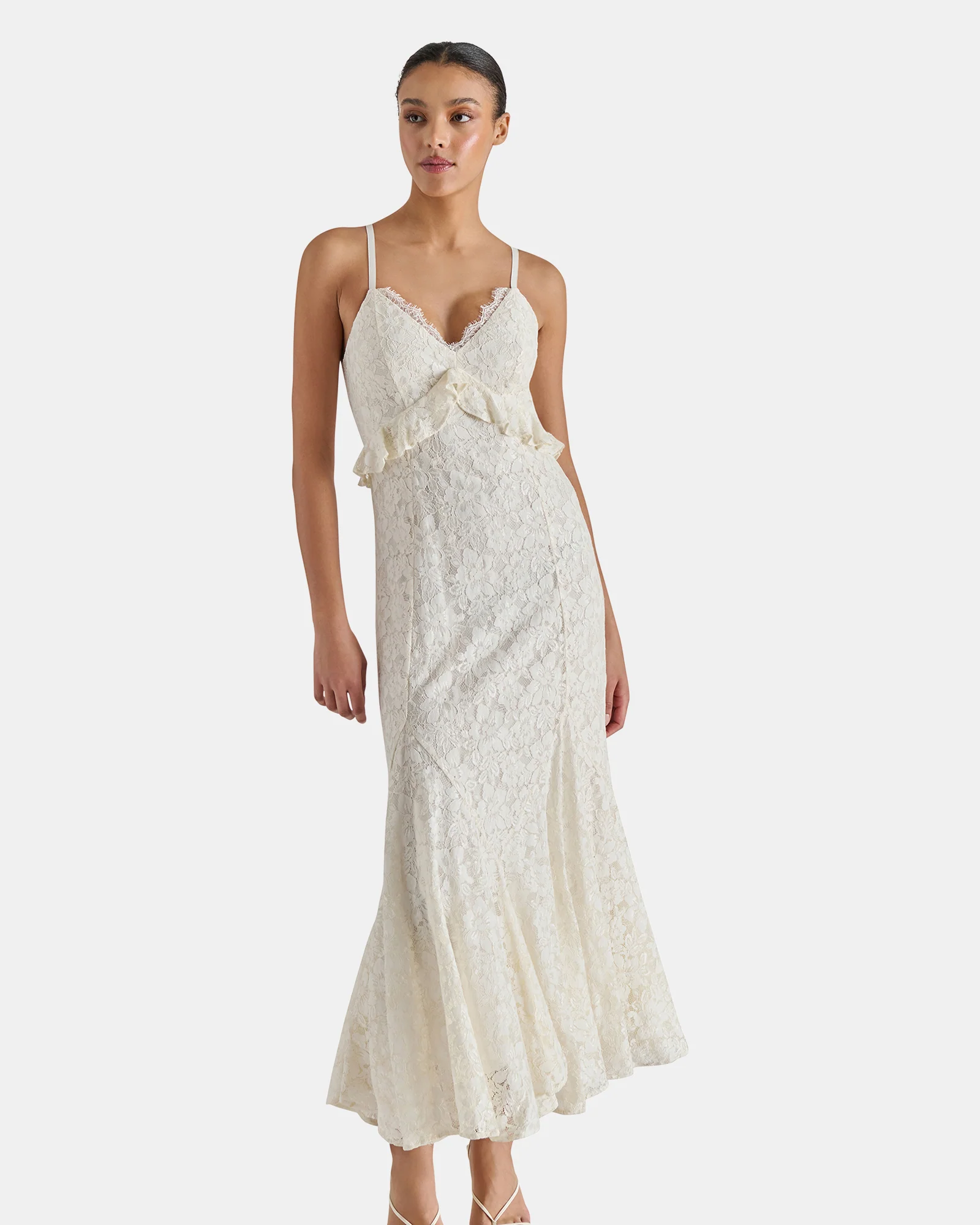 GRACIE DRESS WHITE - Image 3