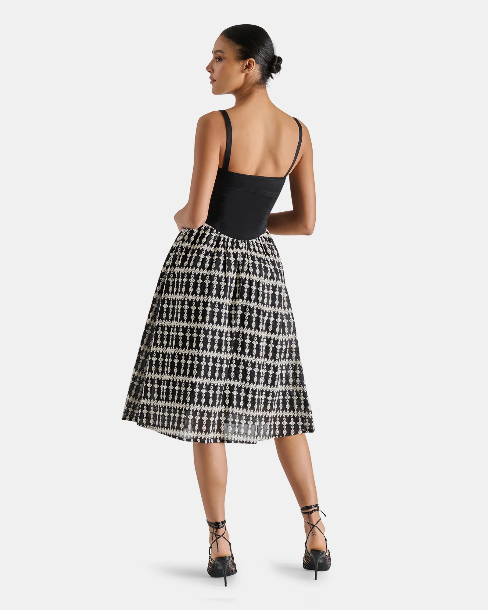 ASTER DRESS BLACK MULTI - Image 4
