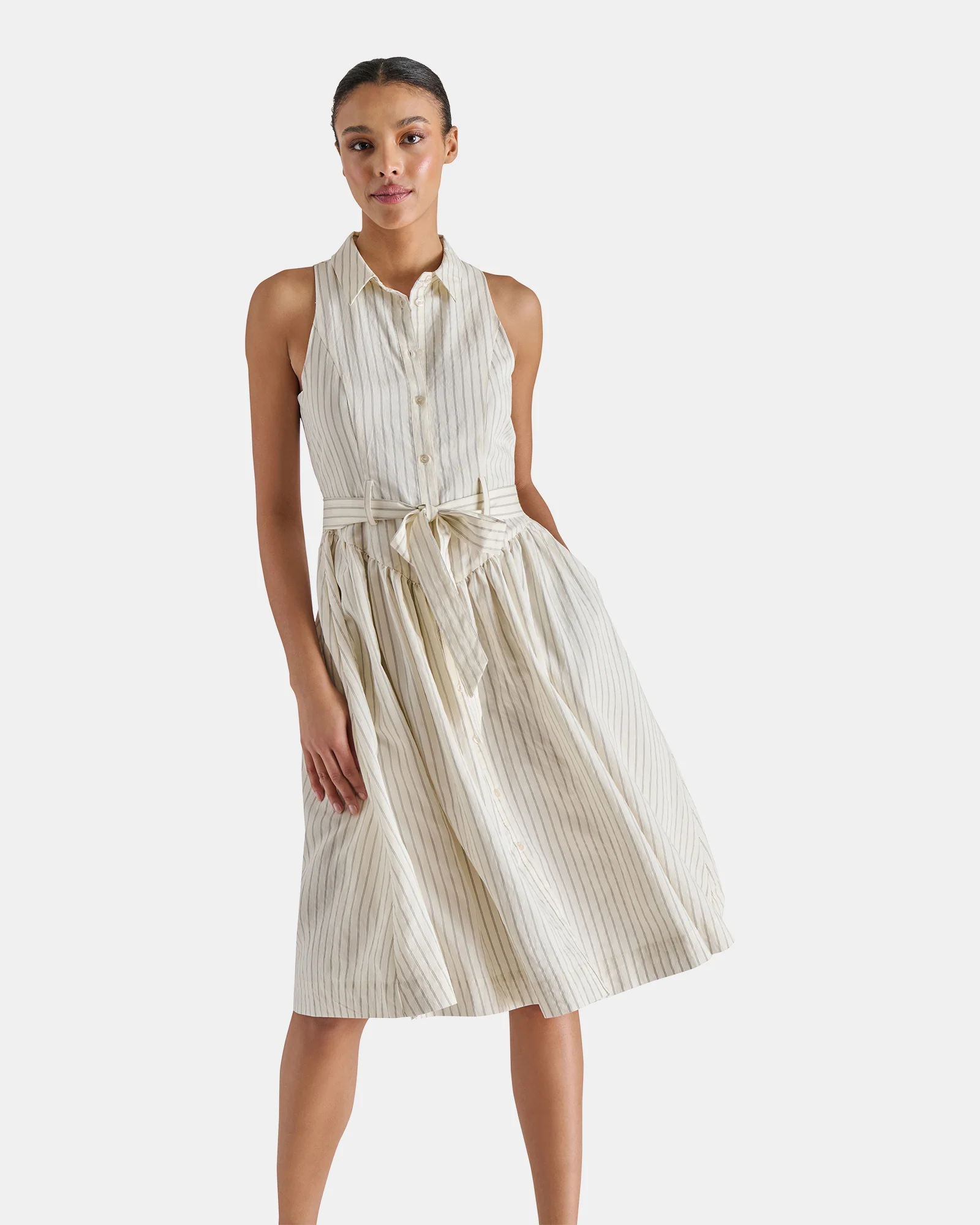 MARY DRESS NATURAL MULTI - Image 2