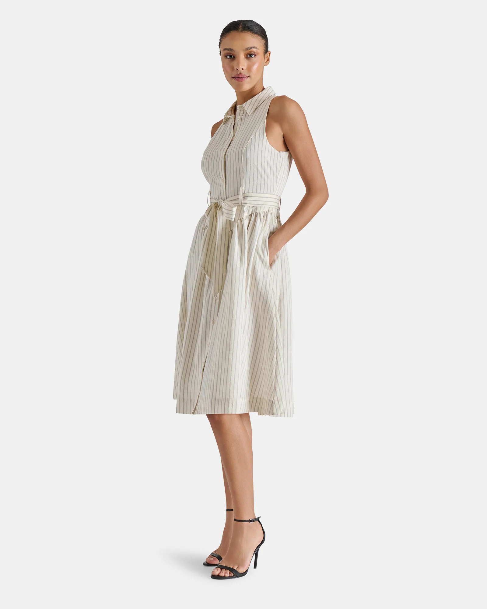 MARY DRESS NATURAL MULTI - Image 3