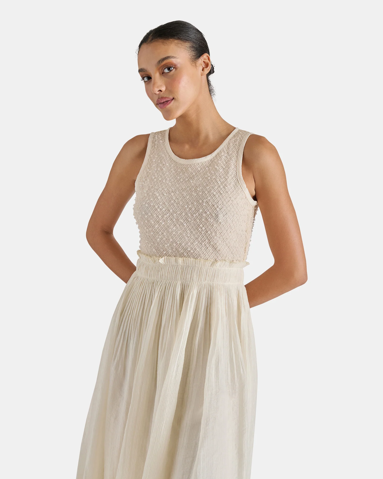 GALLERIA DRESS WHITE - Image 2