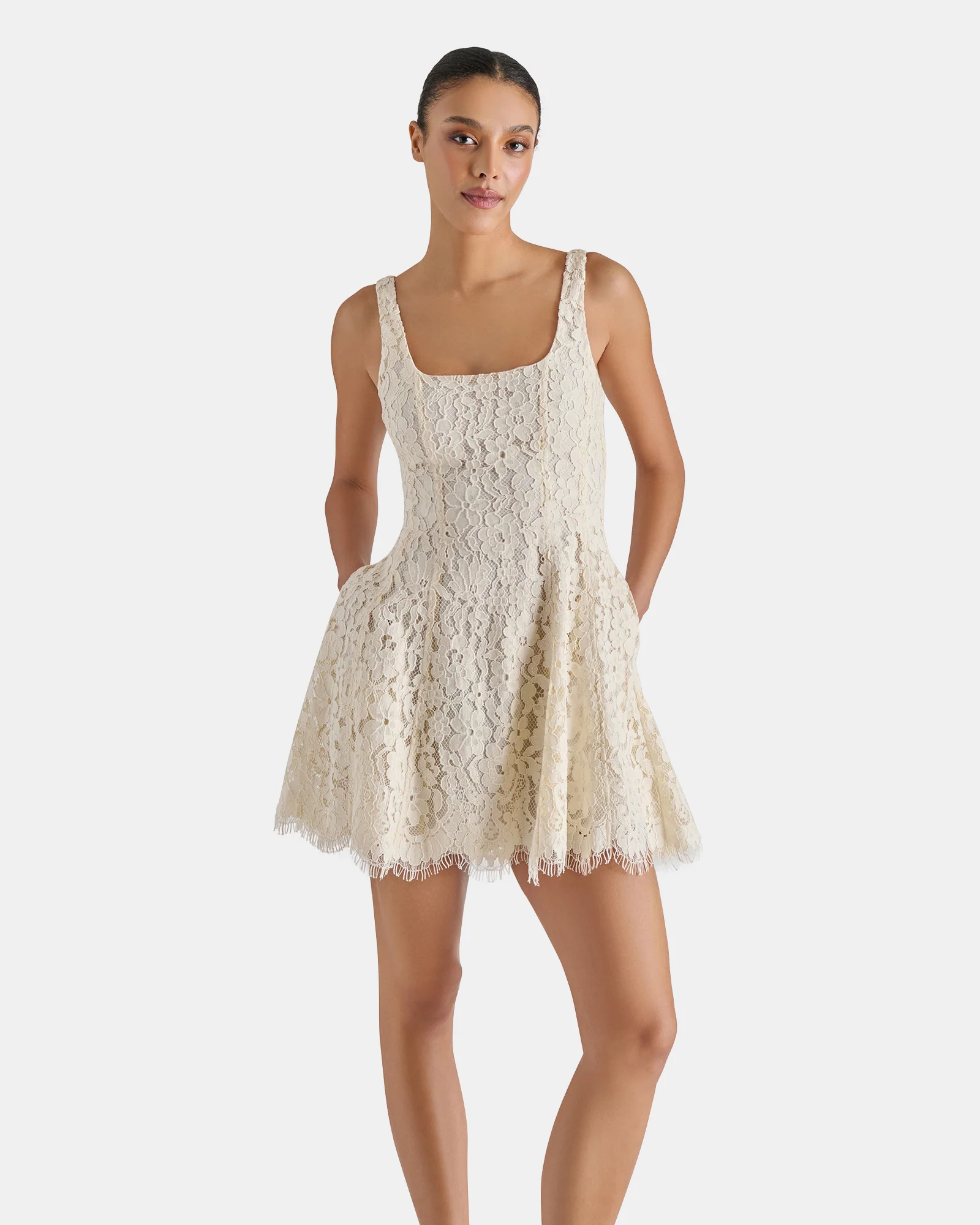 KNIGHTLEY DRESS WHITE - Image 3