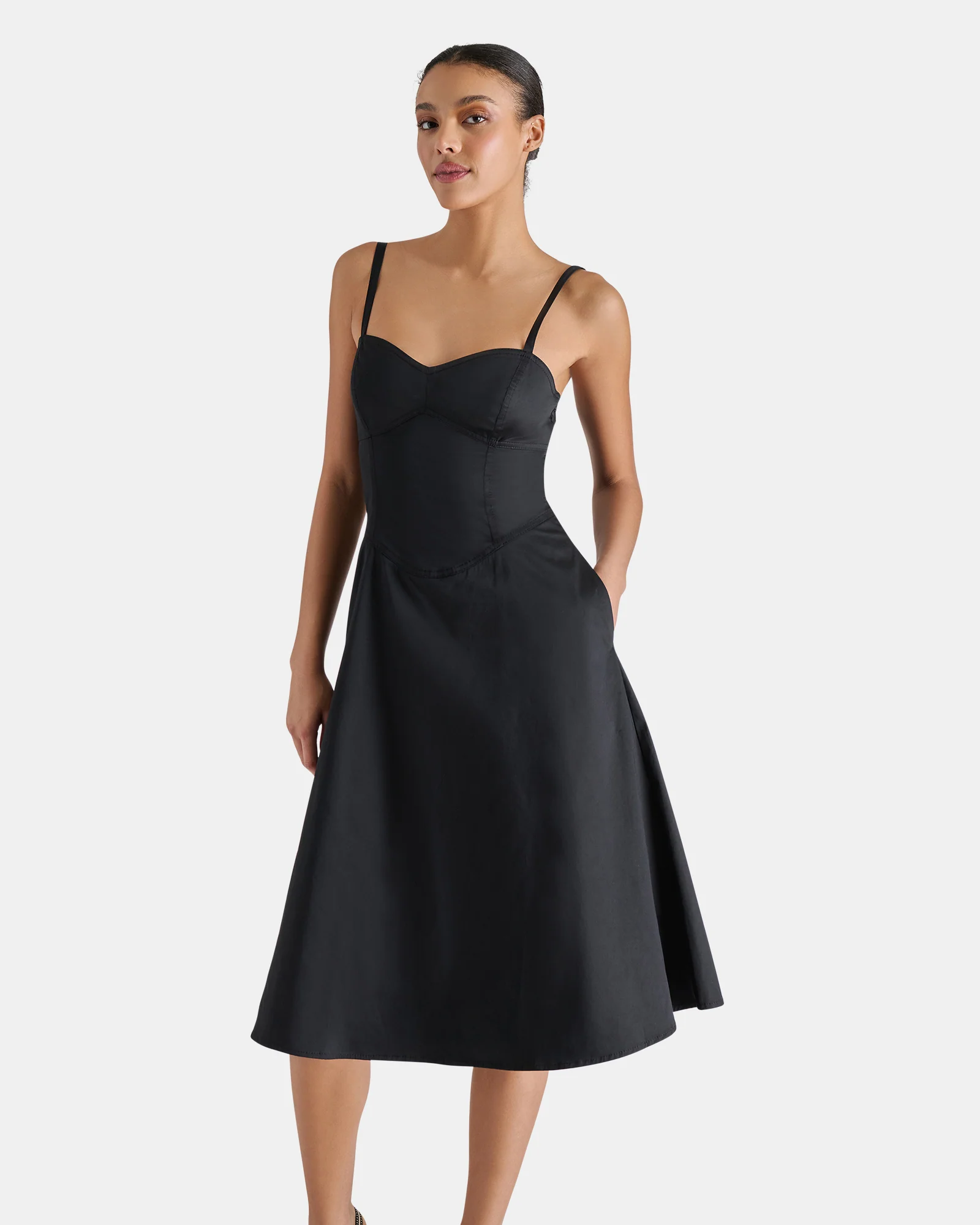 ASTER DRESS BLACK - Image 3