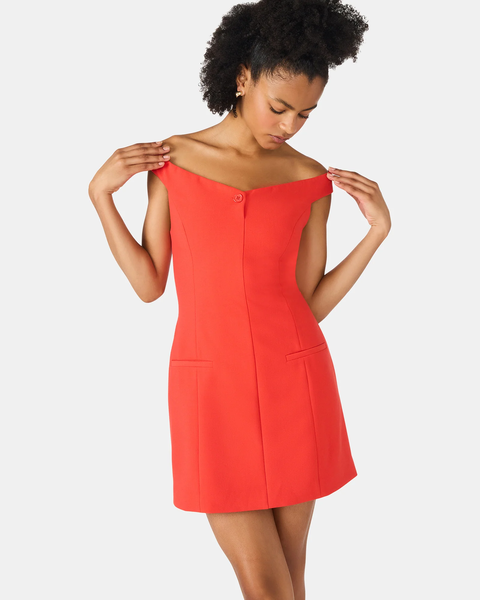 YANA DRESS RED - Image 2