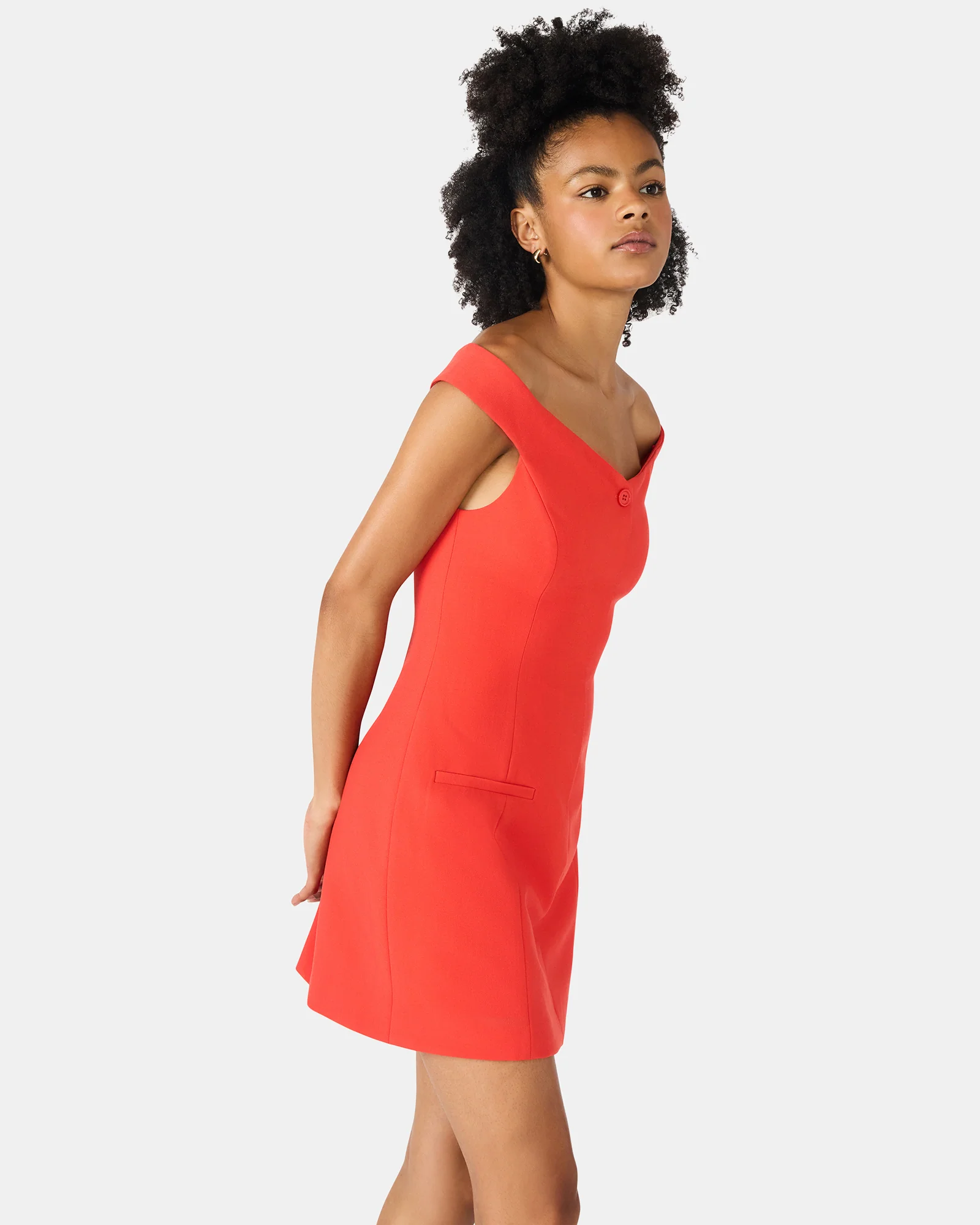 YANA DRESS RED - Image 4