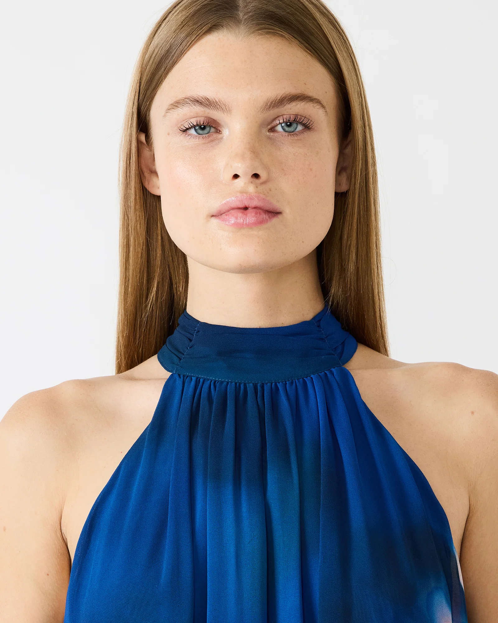 SANDER DRESS BLUE MULTI - Image 2