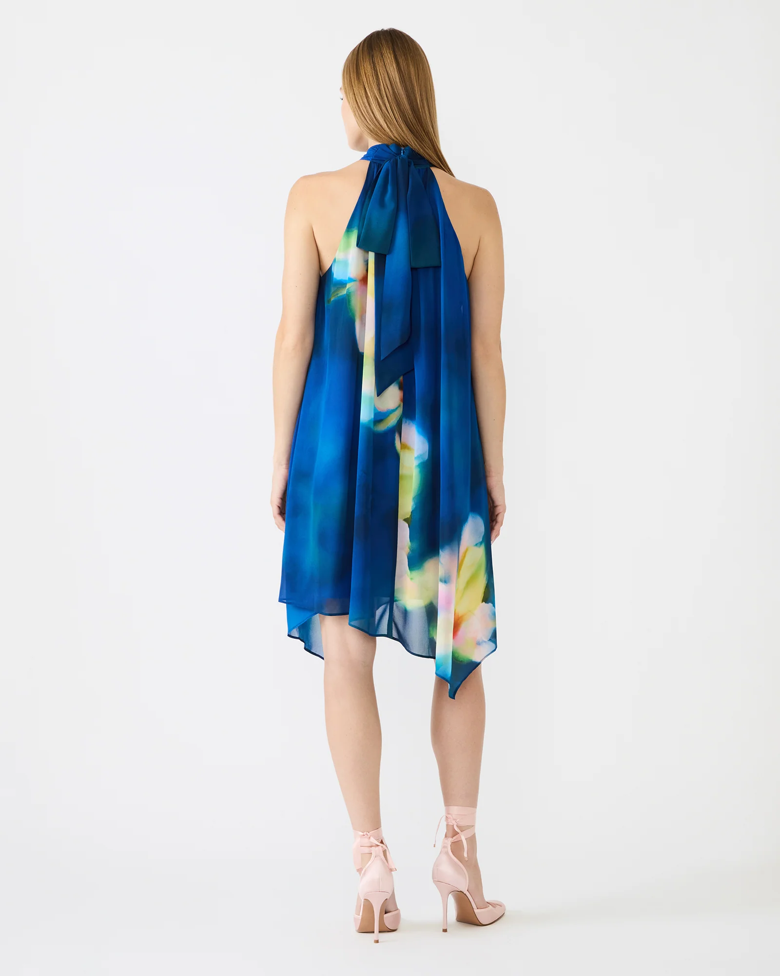 SANDER DRESS BLUE MULTI - Image 6