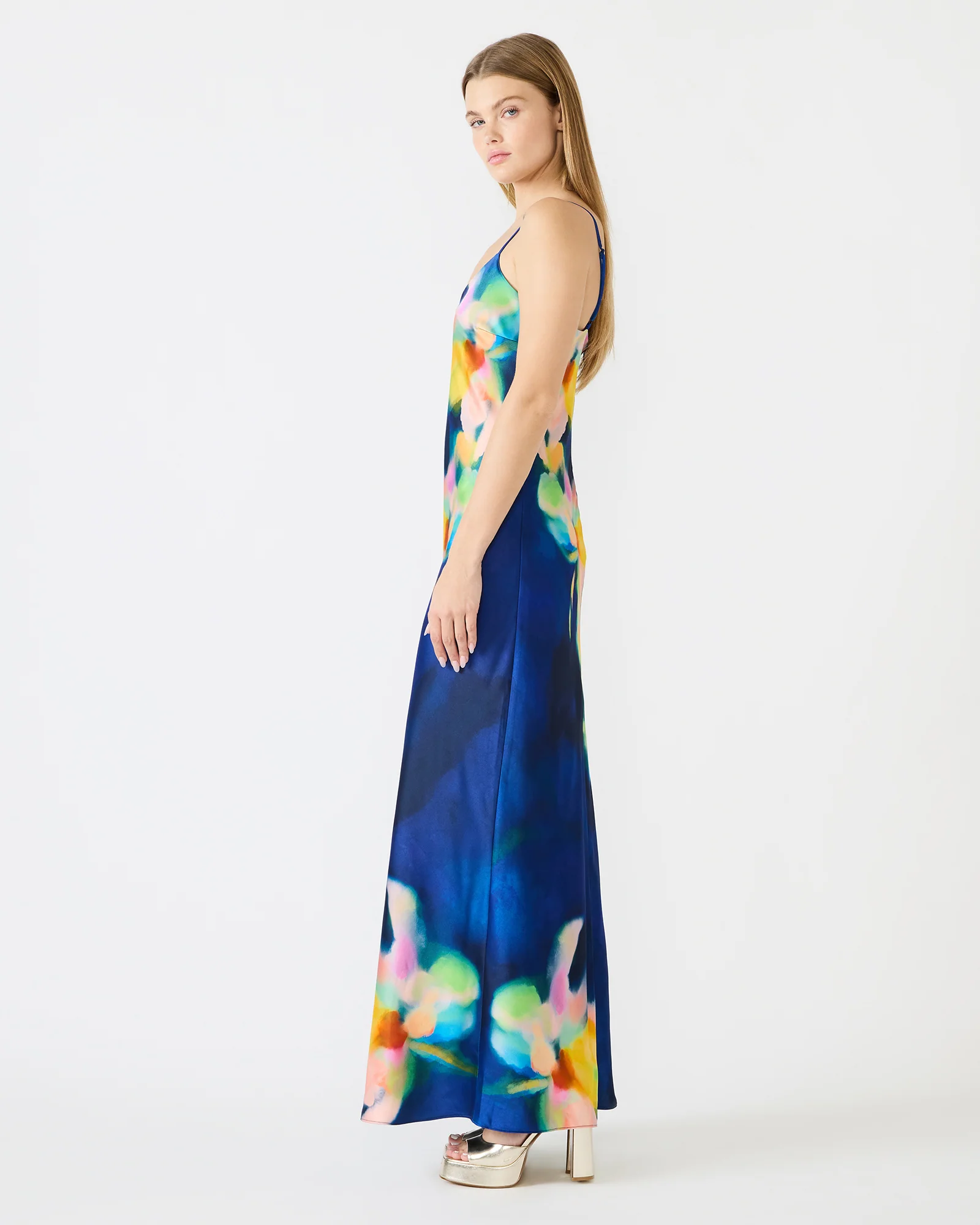 ATARA DRESS BLUE MULTI - Image 4