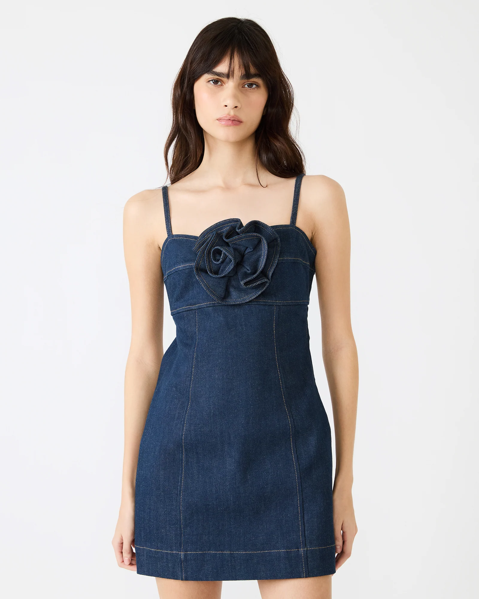 PEONY DRESS INDIGO - Image 3