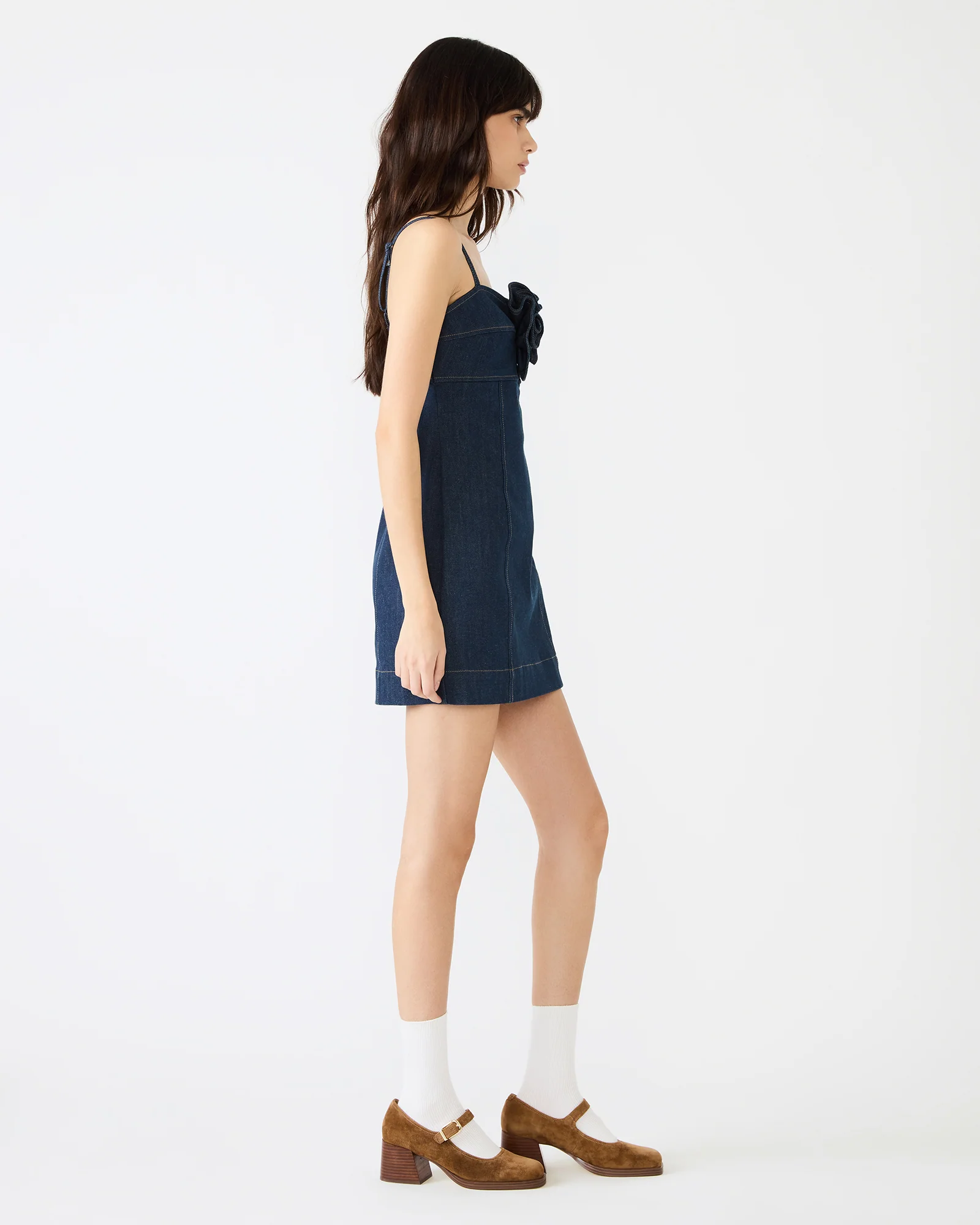 PEONY DRESS INDIGO - Image 4
