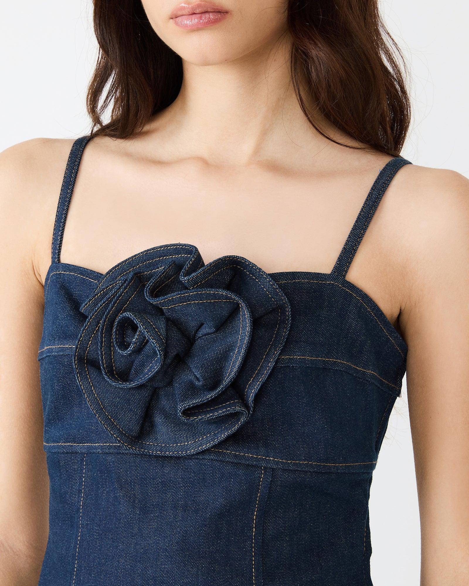 PEONY DRESS INDIGO - Image 5