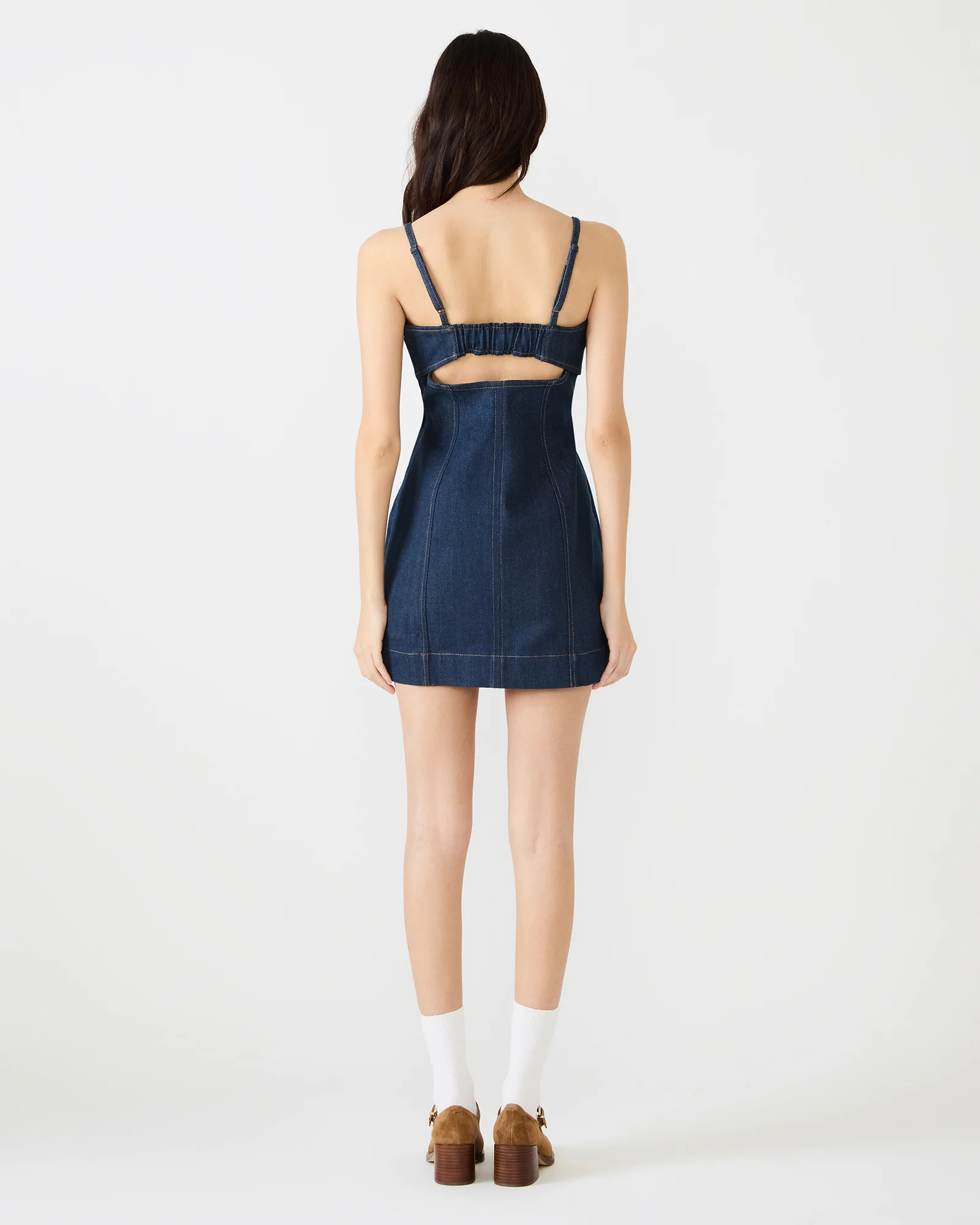 PEONY DRESS INDIGO - Image 7