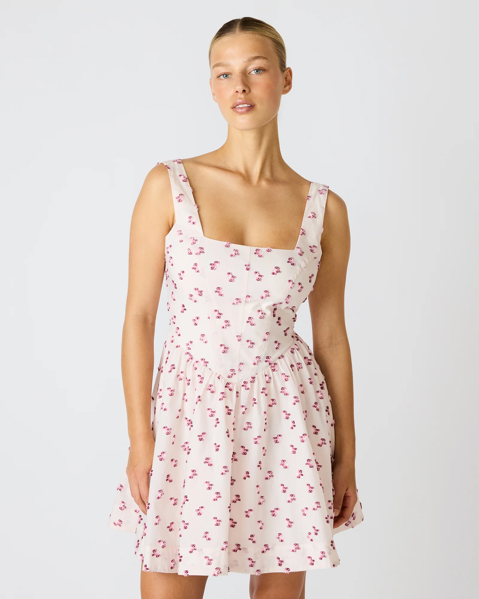 LEIA DRESS PINK MULTI - Image 4