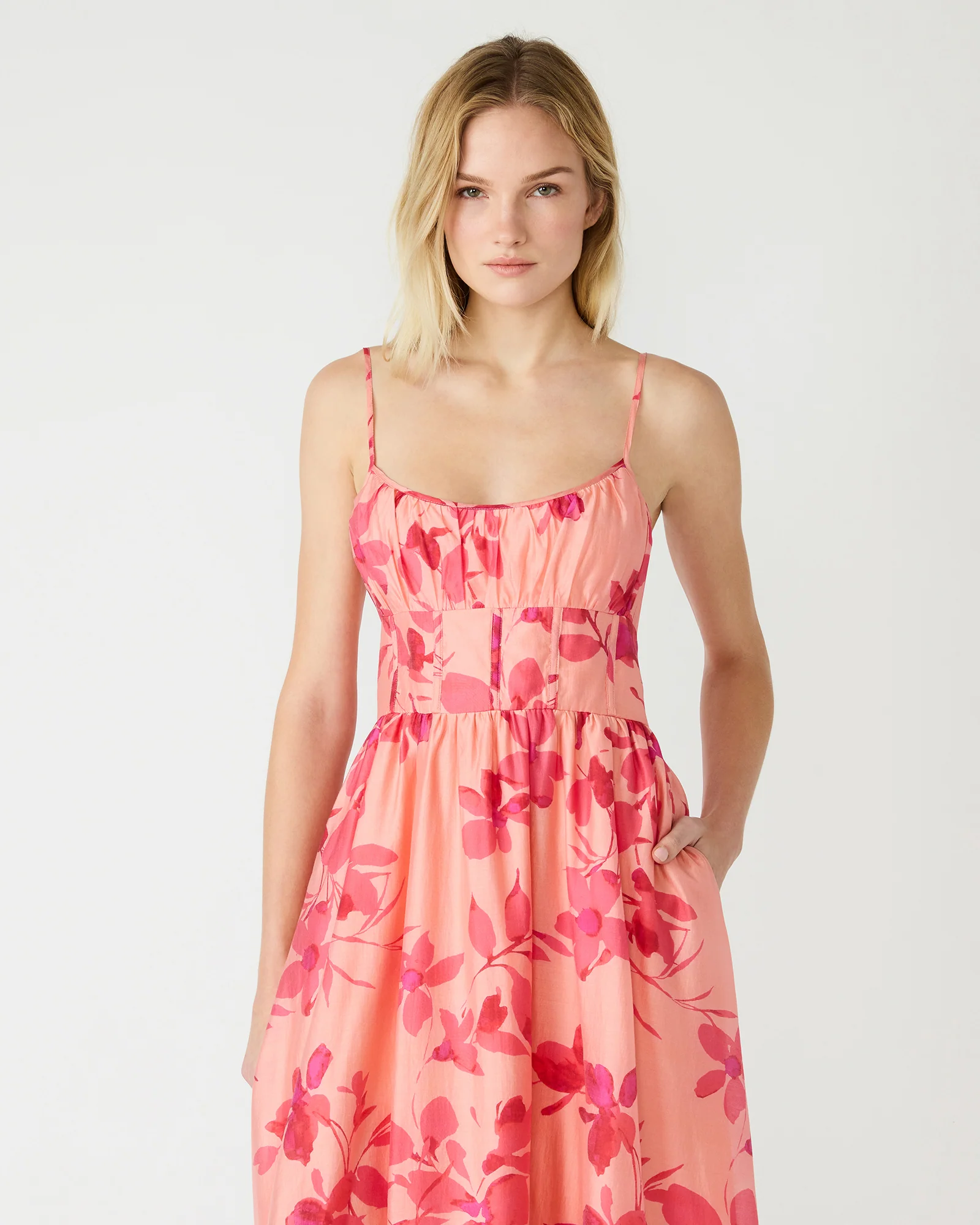 GWEN DRESS CORAL - Image 3